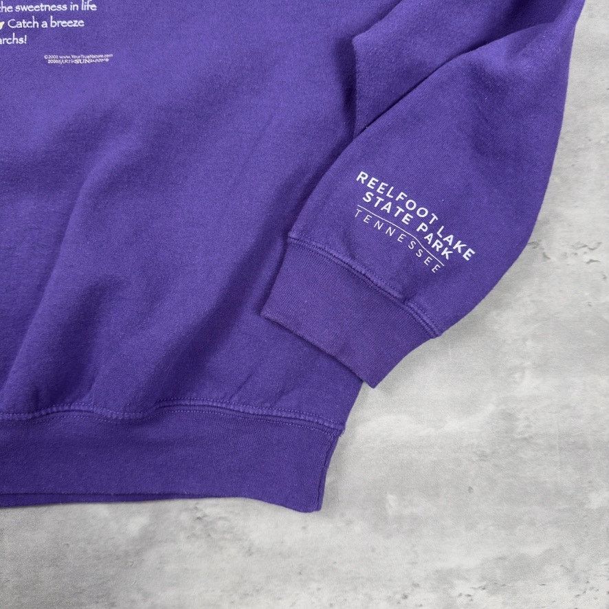 Gildan × Vintage Vintage Advice From Butterfly Reelfoot Tennessee Sweatshirt Size US L / EU 52-54 / 3 - 3 Thumbnail