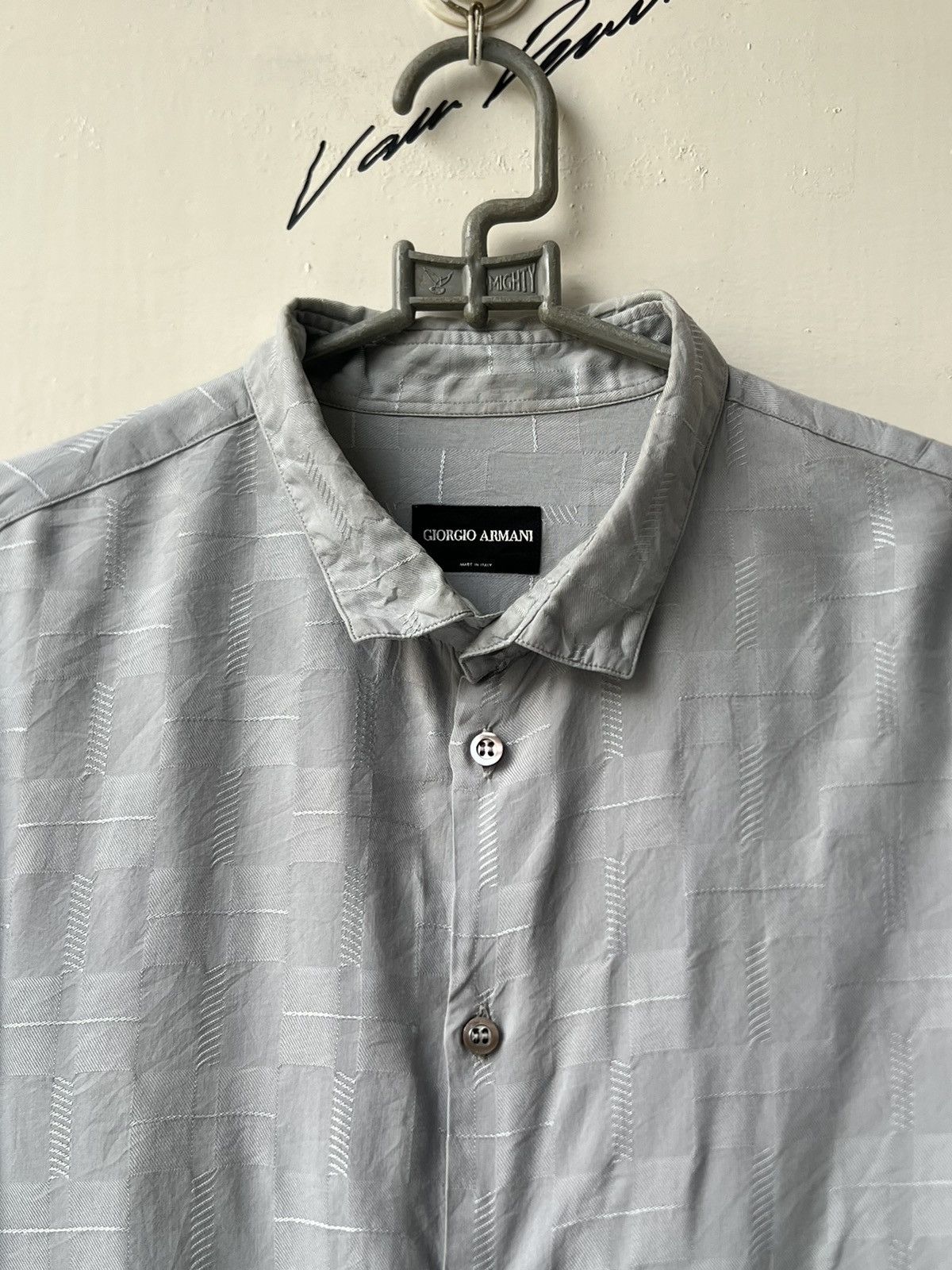 Giorgio Armani GIORGIO ARMANI Grey Shirt Size US L / EU 52-54 / 3 - 4 Thumbnail