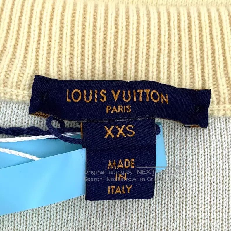 Louis Vuitton Louis Vuitton 22 Yellow Sheep Wool Crew Neck Long Sleeve S Size US XXS / EU 40 - 5 Thumbnail