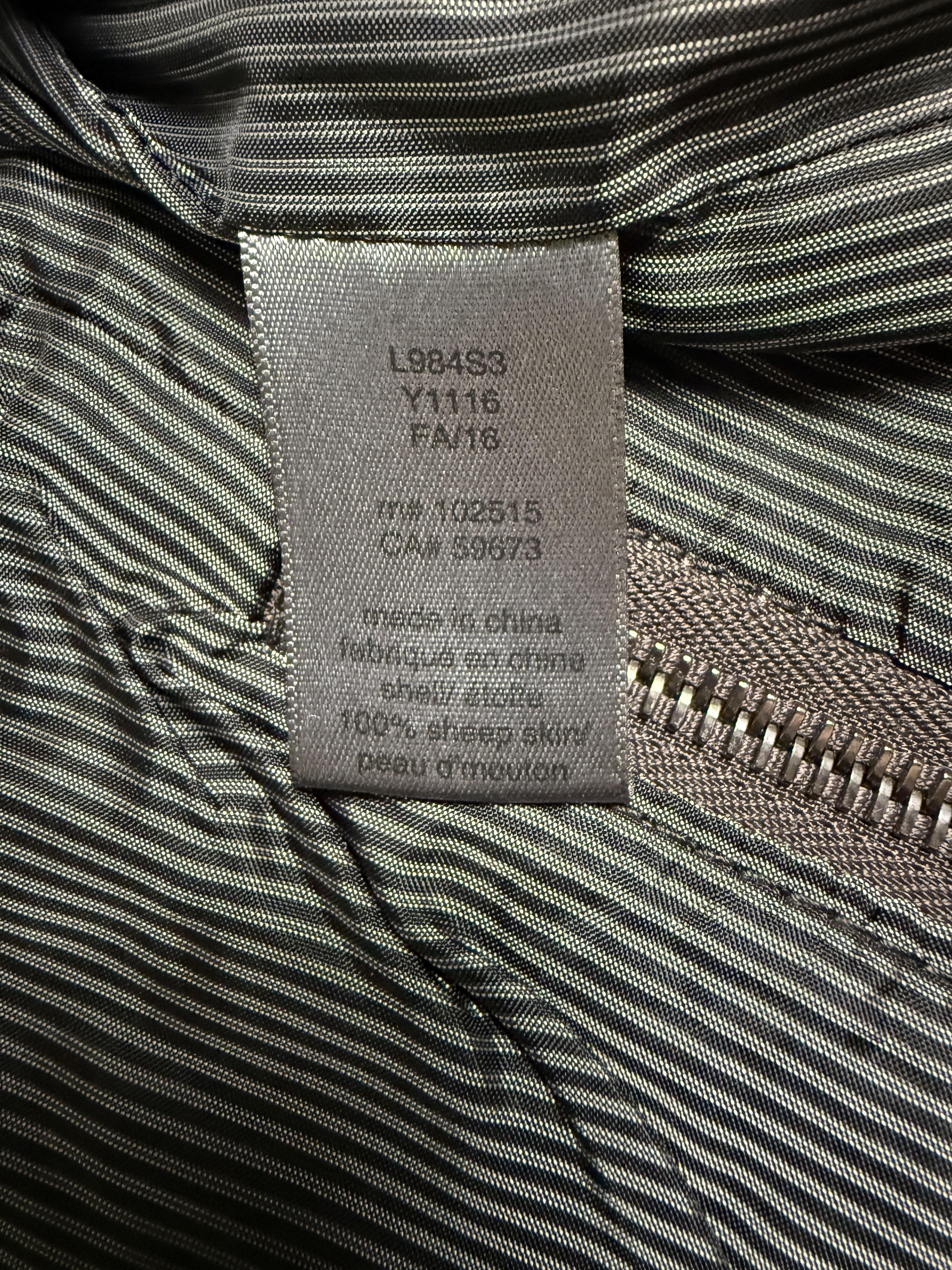 John Varvatos $2k John Varvatos Crinkle Leather Jacket w studded metal Size US L / EU 52-54 / 3 - 6 Thumbnail