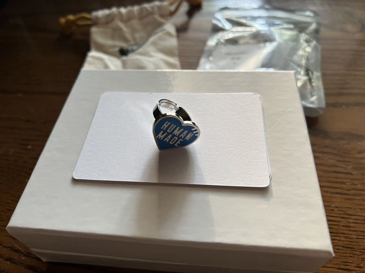 Human Made Human Made Blue Heart Ring - NEW Size ONE SIZE - 2 Thumbnail