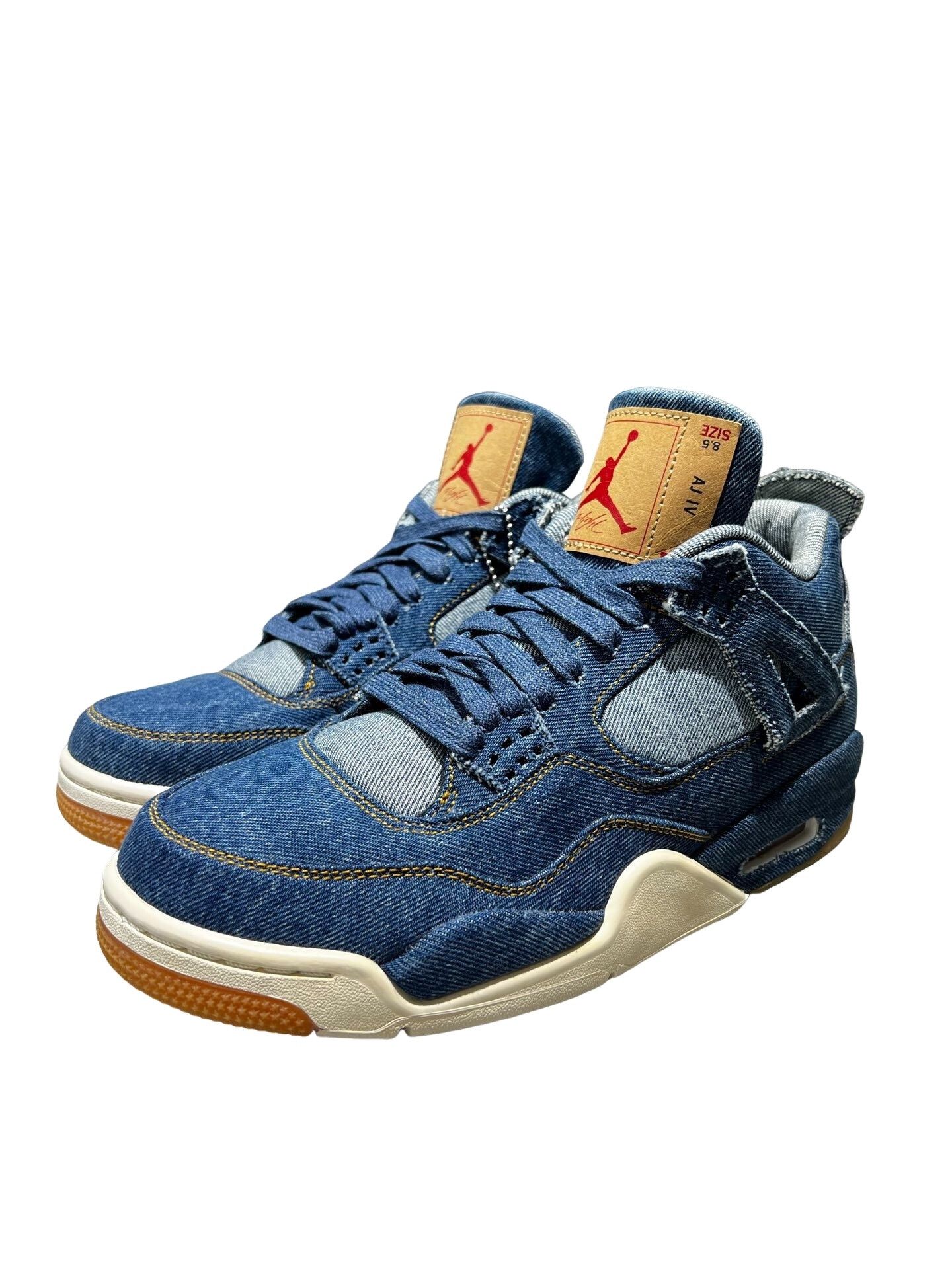 Jordan Brand Jordan x Levi's Air Jordan 4 Retro Denim Size 8.5 Size US 8.5 / EU 41-42 - 1 Thumbnail