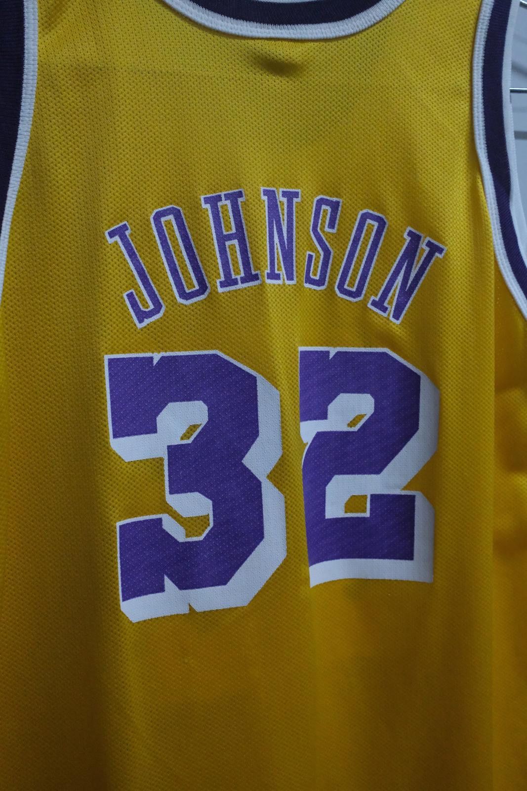 Champion 90 Champion Los Angeles Lakers Johnson #32 Basketball Jersey Size ONE SIZE - 7 Thumbnail