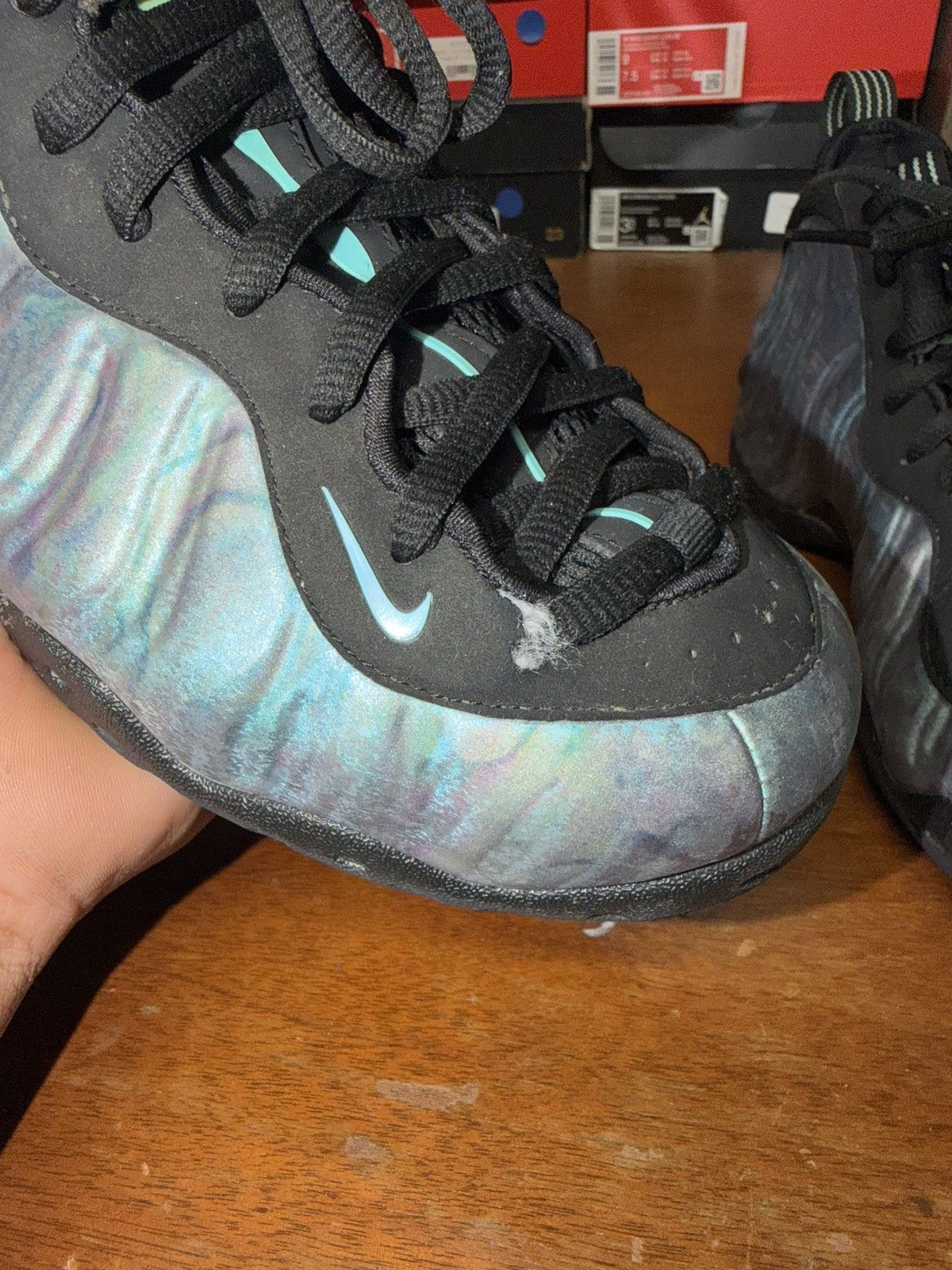 Nike Nike Air Foamposite One PRM Abalone size 8.5 Size US 8.5 / EU 41-42 - 8 Thumbnail