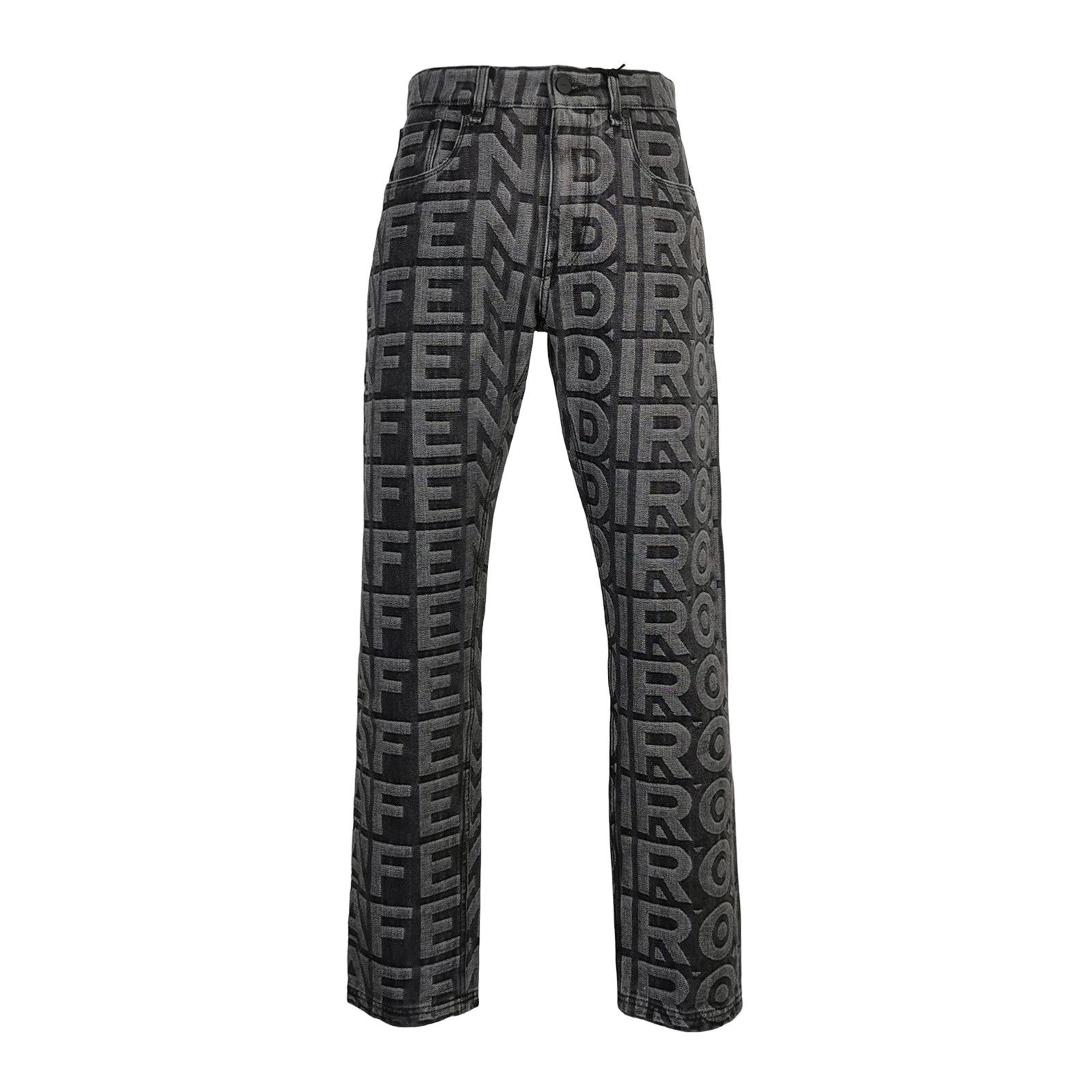 Fendi Fendi x Marc Jacobs Logo Print Trousers Size 33 Size US 33 - 1 Thumbnail