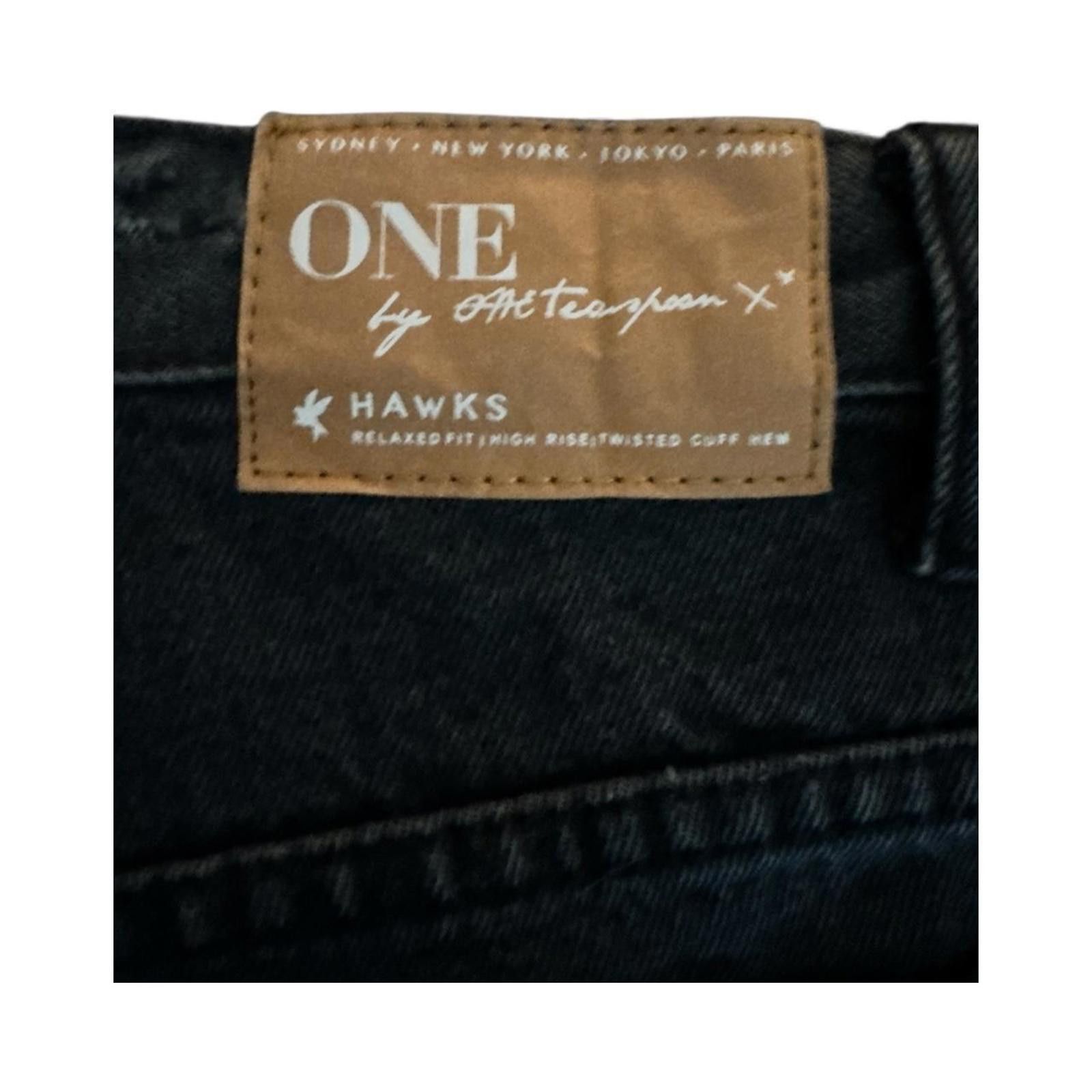 One Teaspoon 🥄 One Teaspoon Hawks Distressed Denim Shorts – Size 26 Size 27" / US 4 / IT 40 - 3 Thumbnail