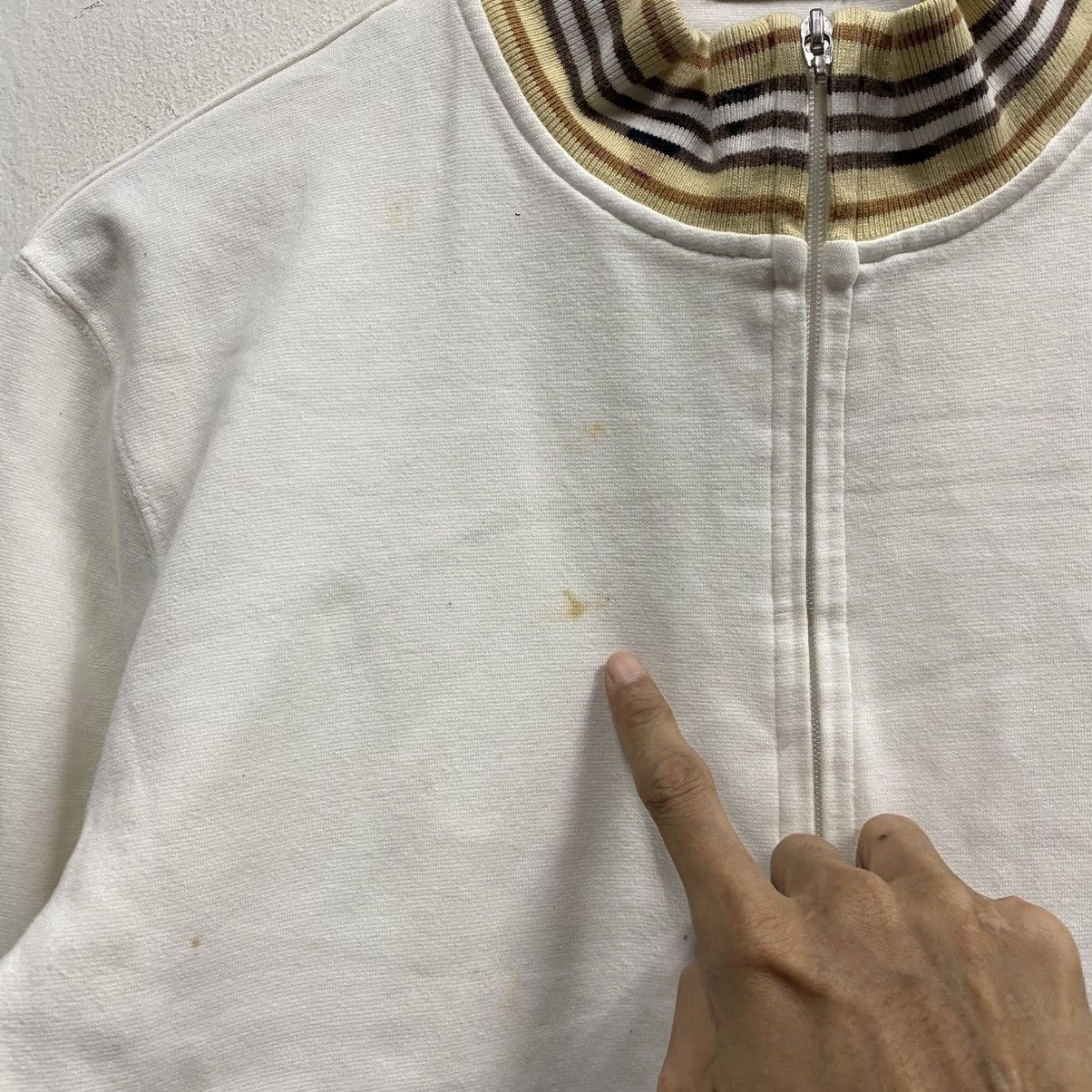 Burberry Burberry Black Label Cotton Zip Jacket – Heritage Trim Size US S / EU 44-46 / 1 - 9 Thumbnail