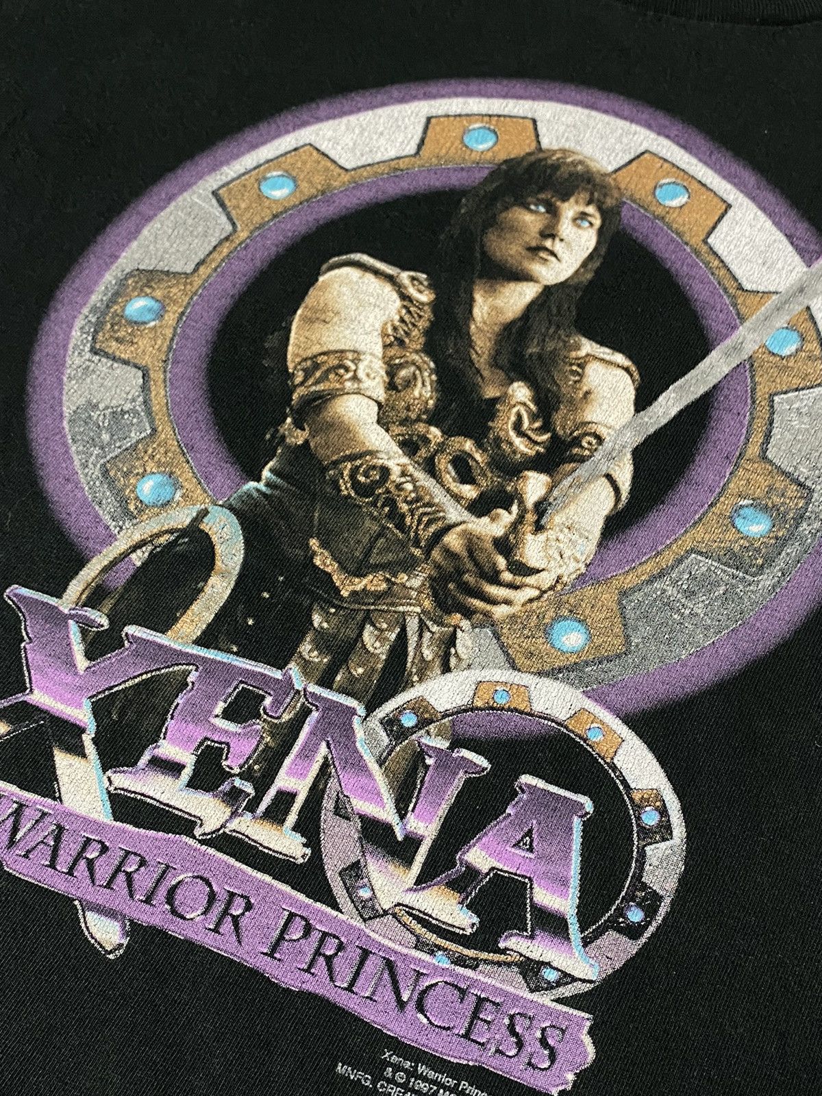 Vintage Vintage 90's Xena Warrior Princess T-Shirt Size US M / EU 48-50 / 2 - 3 Thumbnail