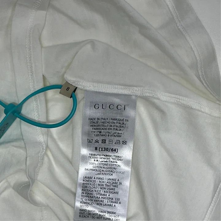 Gucci Gucci Gucci Children's Logo Print T-Shirt -2506 Size US S / EU 44-46 / 1 - 3 Thumbnail