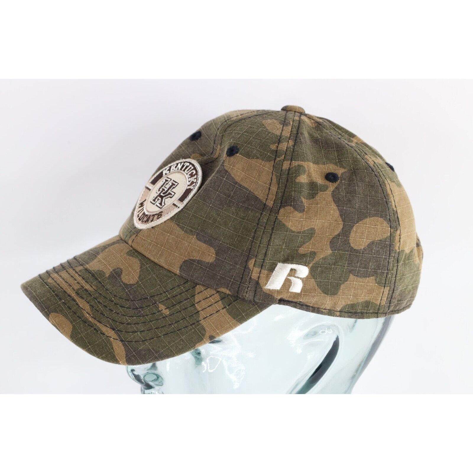 Russell Athletic × Vintage Vintage Russell Athletic University of Kentucky Camo Hat Size ONE SIZE - 3 Thumbnail
