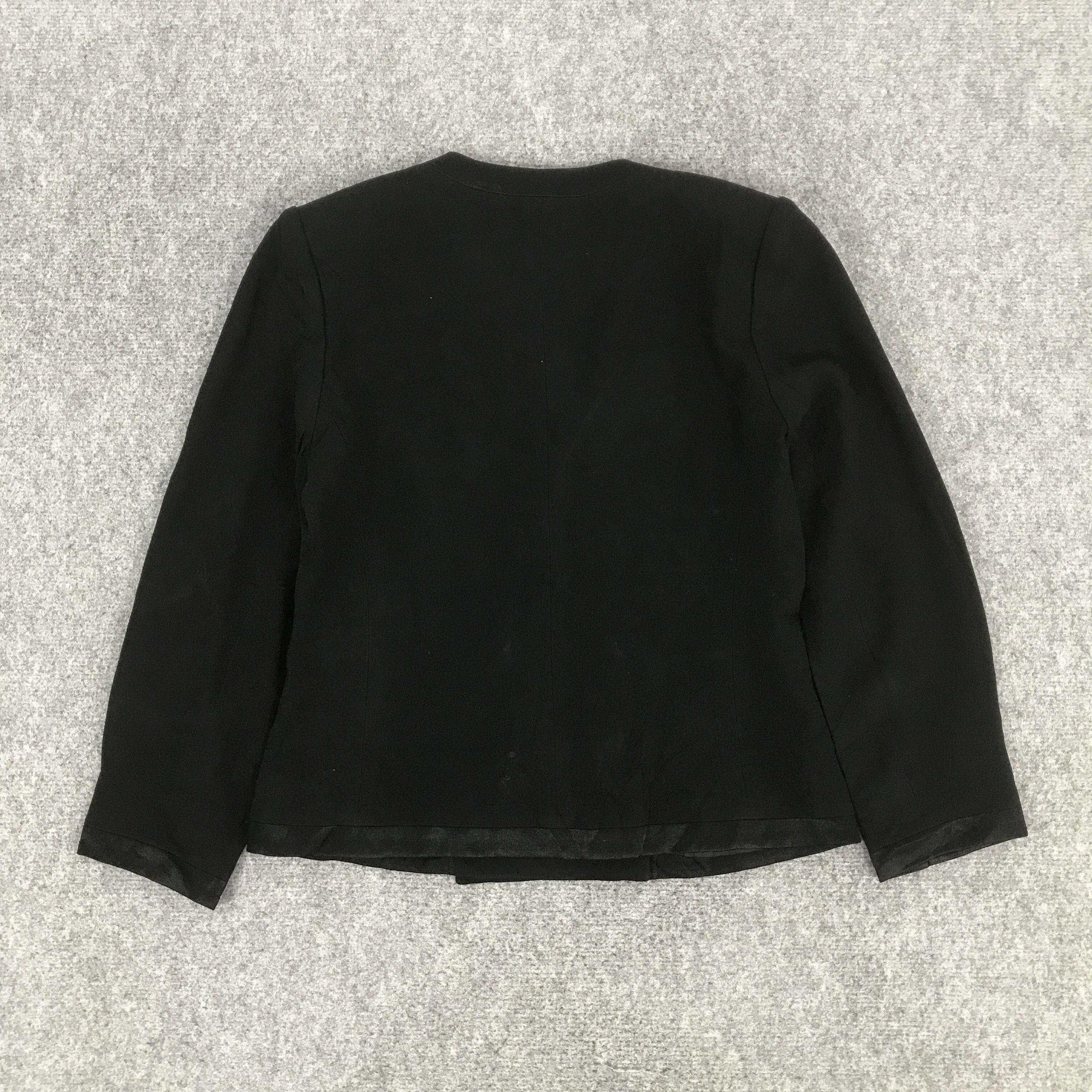 Givenchy GIVENCHY BLACK BLAZER JACKET K73B7 Size XL / US 12-14 / IT 48-50 - 3 Thumbnail