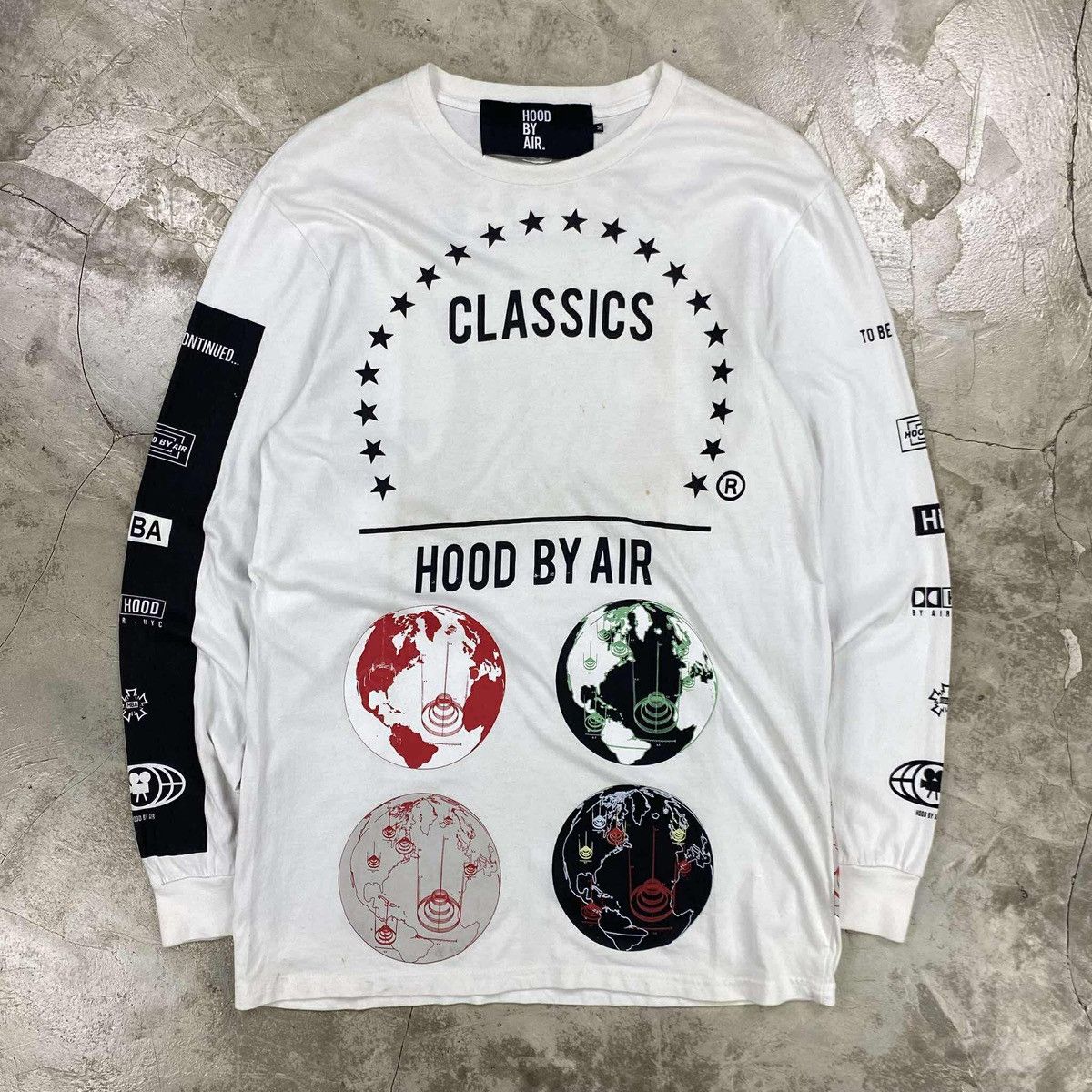 Hood By Air Globes Long Sleeve Size US M / EU 48-50 / 2 - 1 Thumbnail