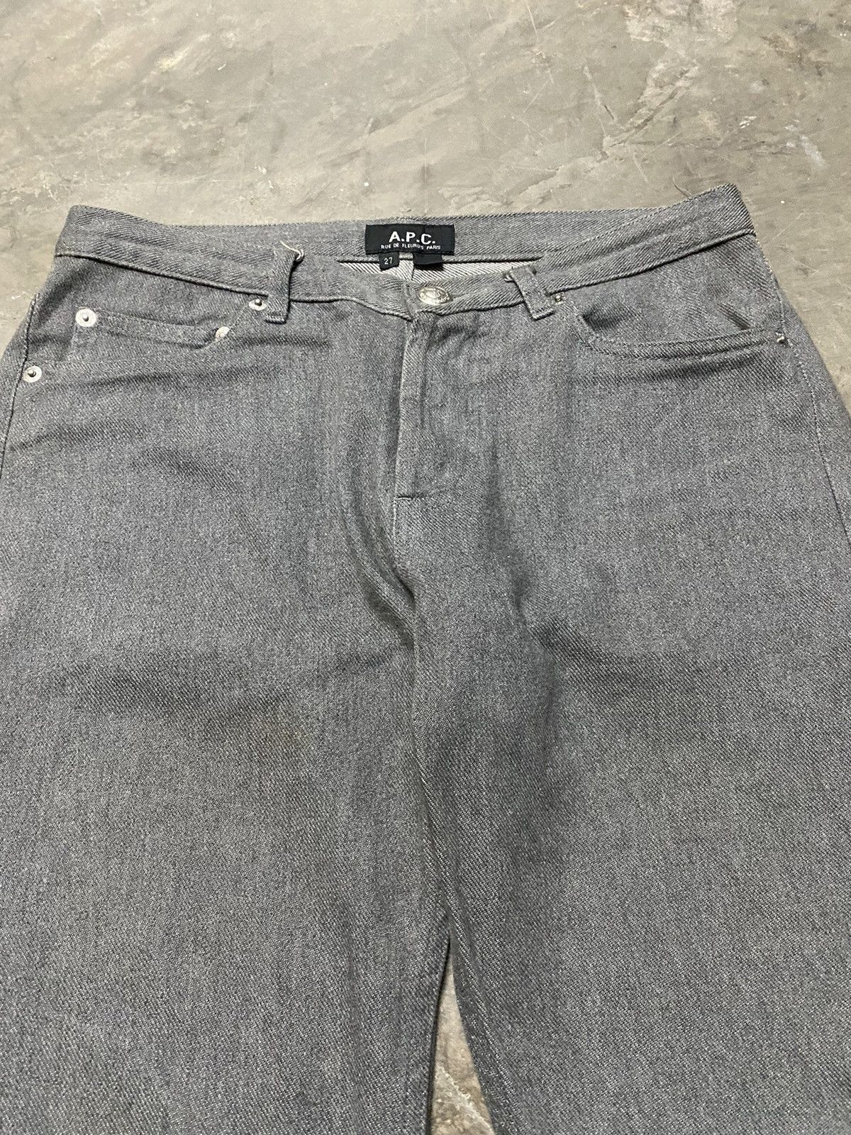 A.P.C. × Japanese Brand A.P.C. Jeans Distressed Denim Size 29" - 4 Thumbnail