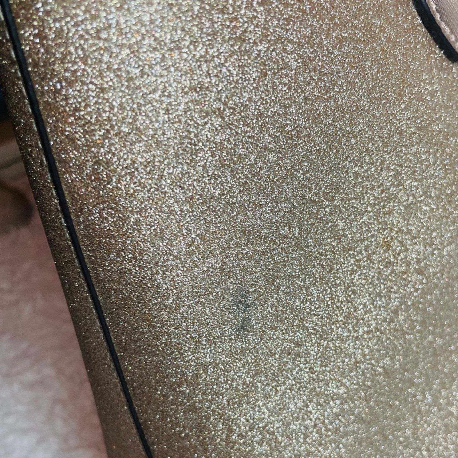 Kate Spade Kate Spade Rose Gold Glitter Zip Tote Bag Size ONE SIZE - 9 Thumbnail