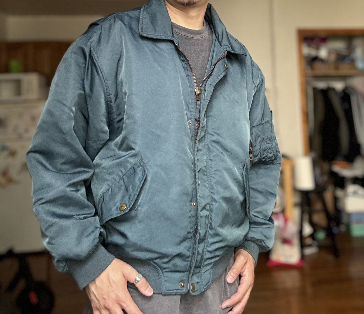 Alpha Industries vintage flight jacket Size US L / EU 52-54 / 3 - 2 Thumbnail