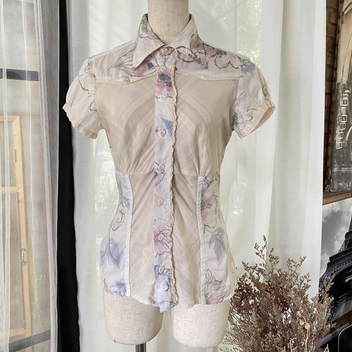 Diesel DIESEL Sweet Meadow Blouse Size S / US 4 / IT 40 - 15 Thumbnail