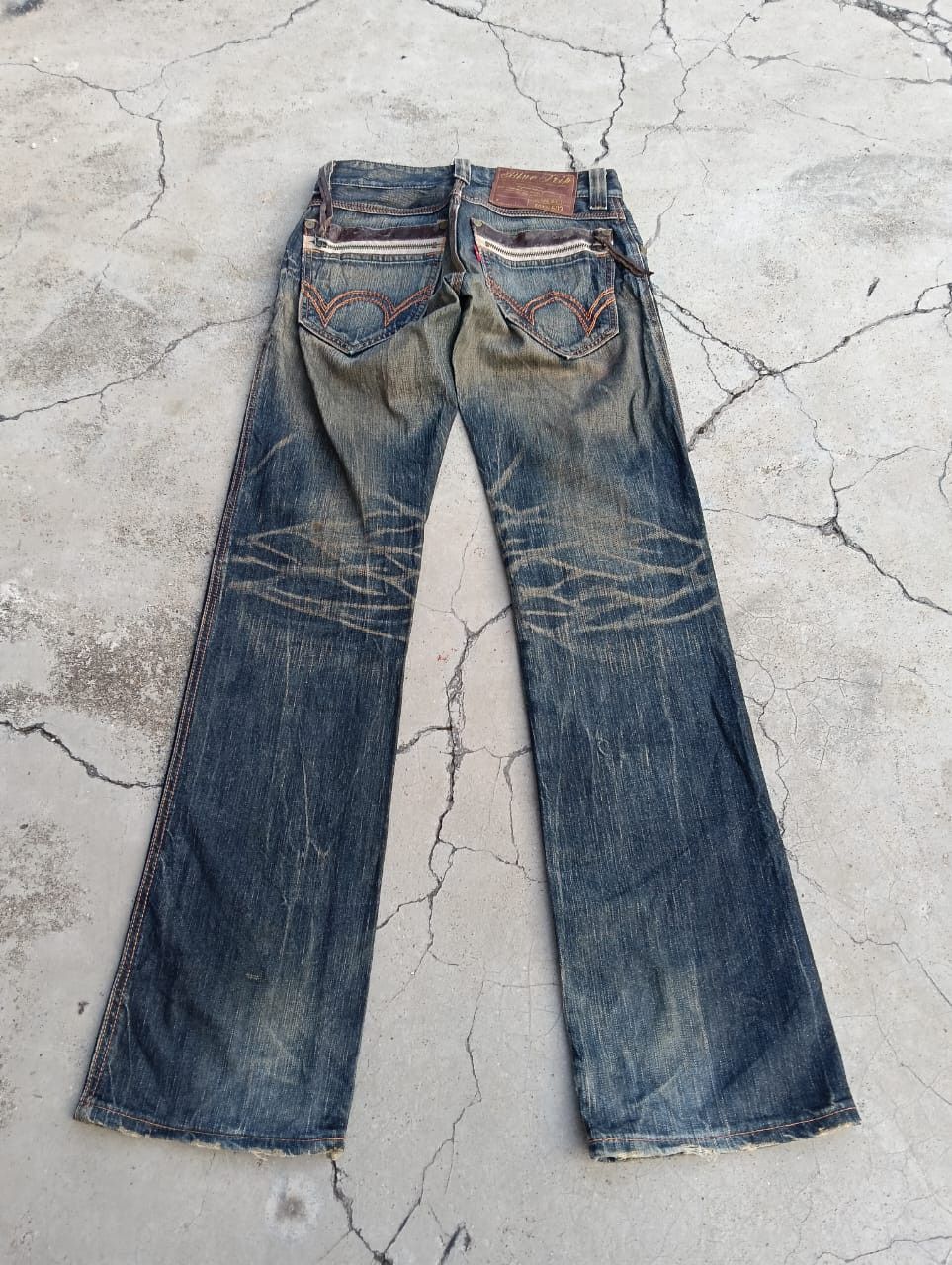 Edwin Edwin 503 Blue Trip Muddy Wash Natural Fades Japanese denim. Size US 28 / EU 44 - 2 Thumbnail