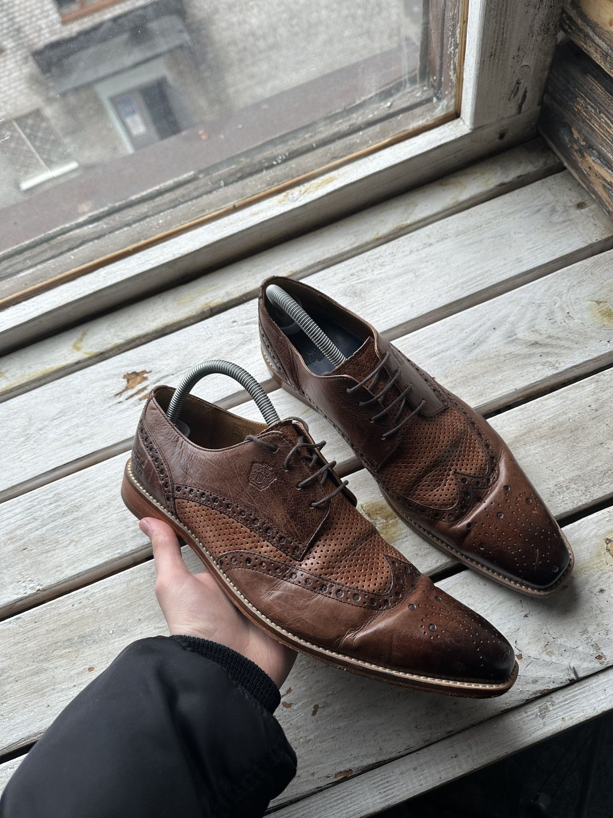 Melvin & Hamilton LUXURY 🚨 MELVIN & HAMILTON VNTG SHOES MEN BROWN LUXURY RARE Size US 10 / EU 43 - 1 Thumbnail
