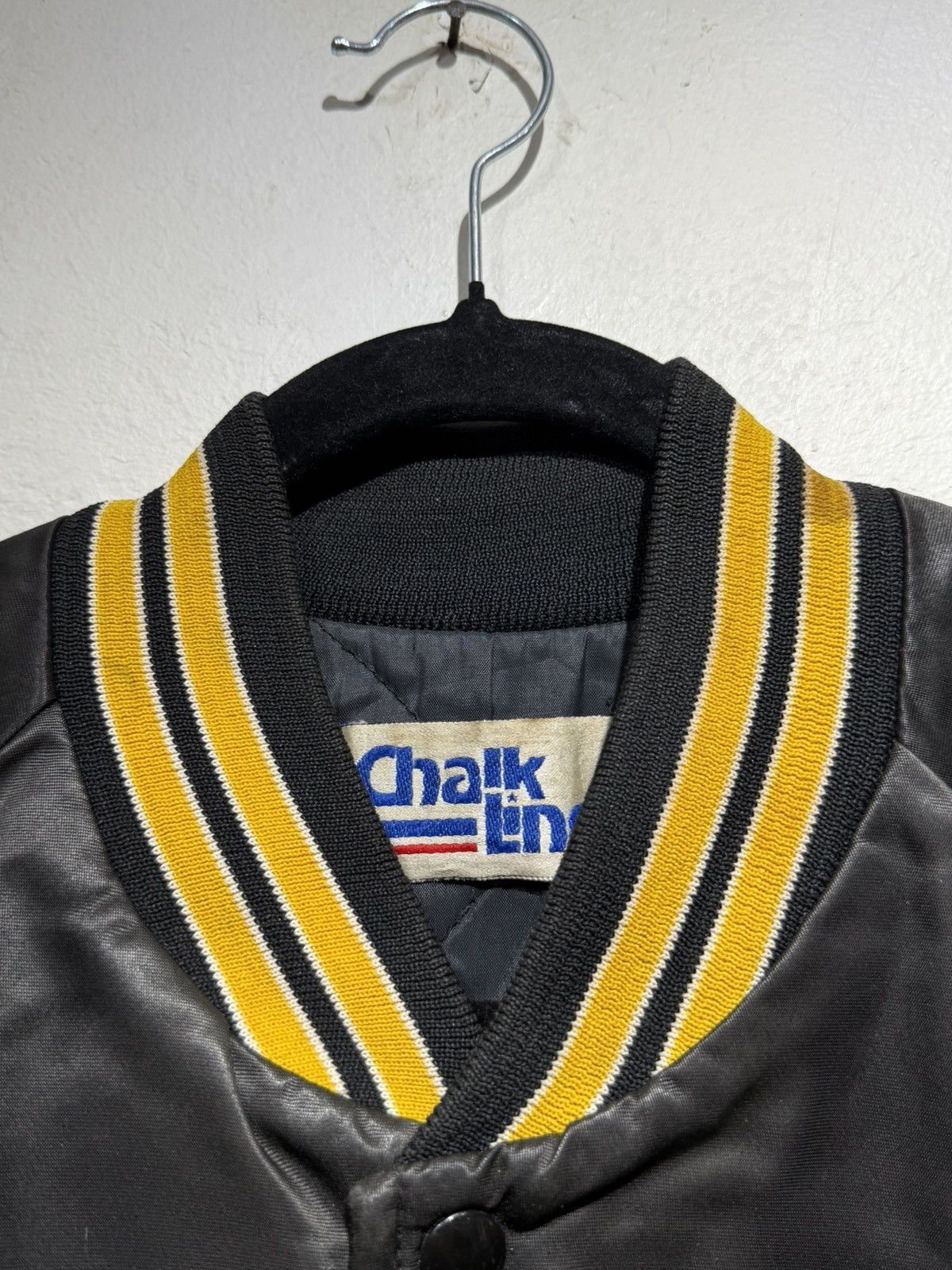 Chalk Line Vintage 90s Pittsburgh Penguins Satin Bomber Jacket Size US L / EU 52-54 / 3 - 15 Thumbnail