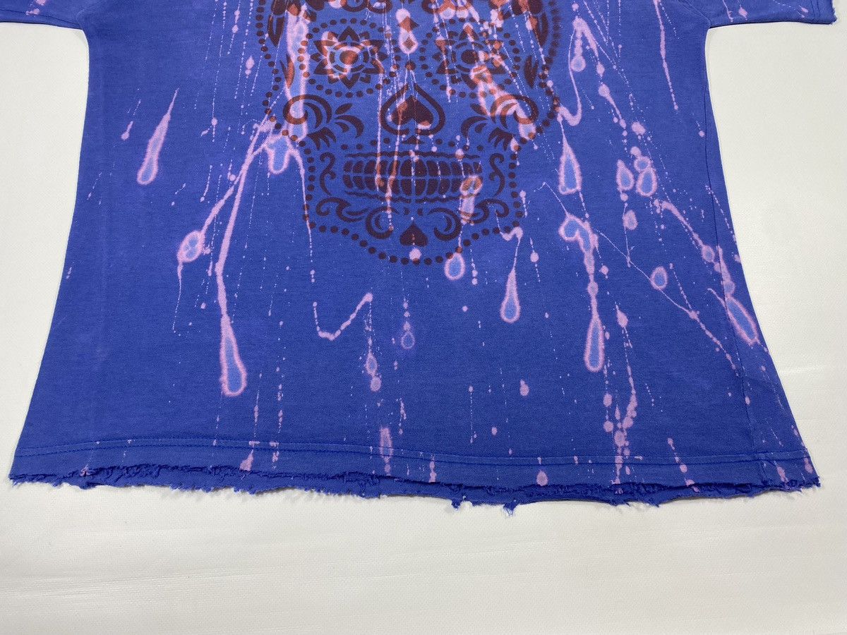 Nike 🔥LASTDROP🔥 Vintage 90s Nike Custom Mexican Skull Bleach Tee Size US XL / EU 56 / 4 - 4 Thumbnail