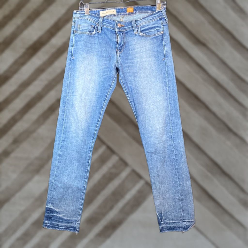 Vintage Pilcro and the Letterpress Womens Jeans Blue Denim Cropped Ankle Stretch 26 Size 26" / US 2 / IT 38 - 1 Thumbnail