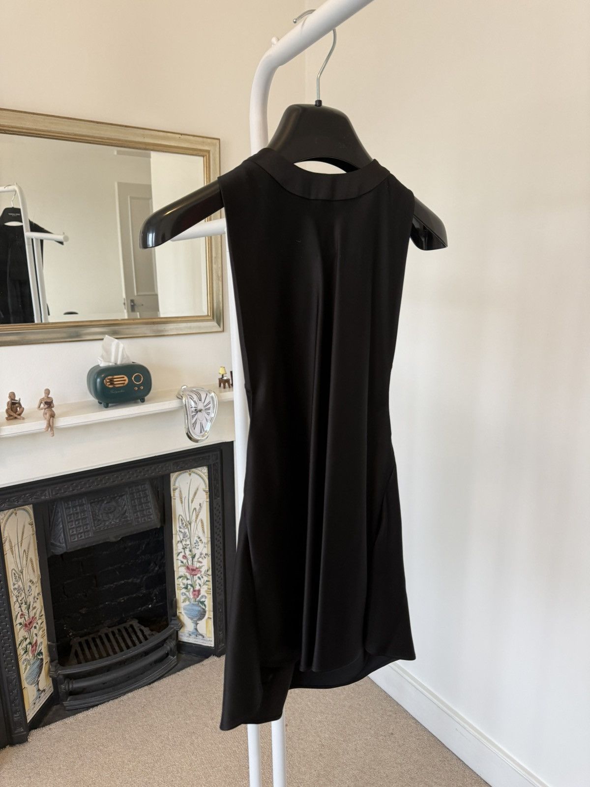 Saint Laurent Paris FW23 Saint Laurent Lavalliere Back Blouse in Crepe Satin Size US S / EU 44-46 / 1 - 6 Thumbnail