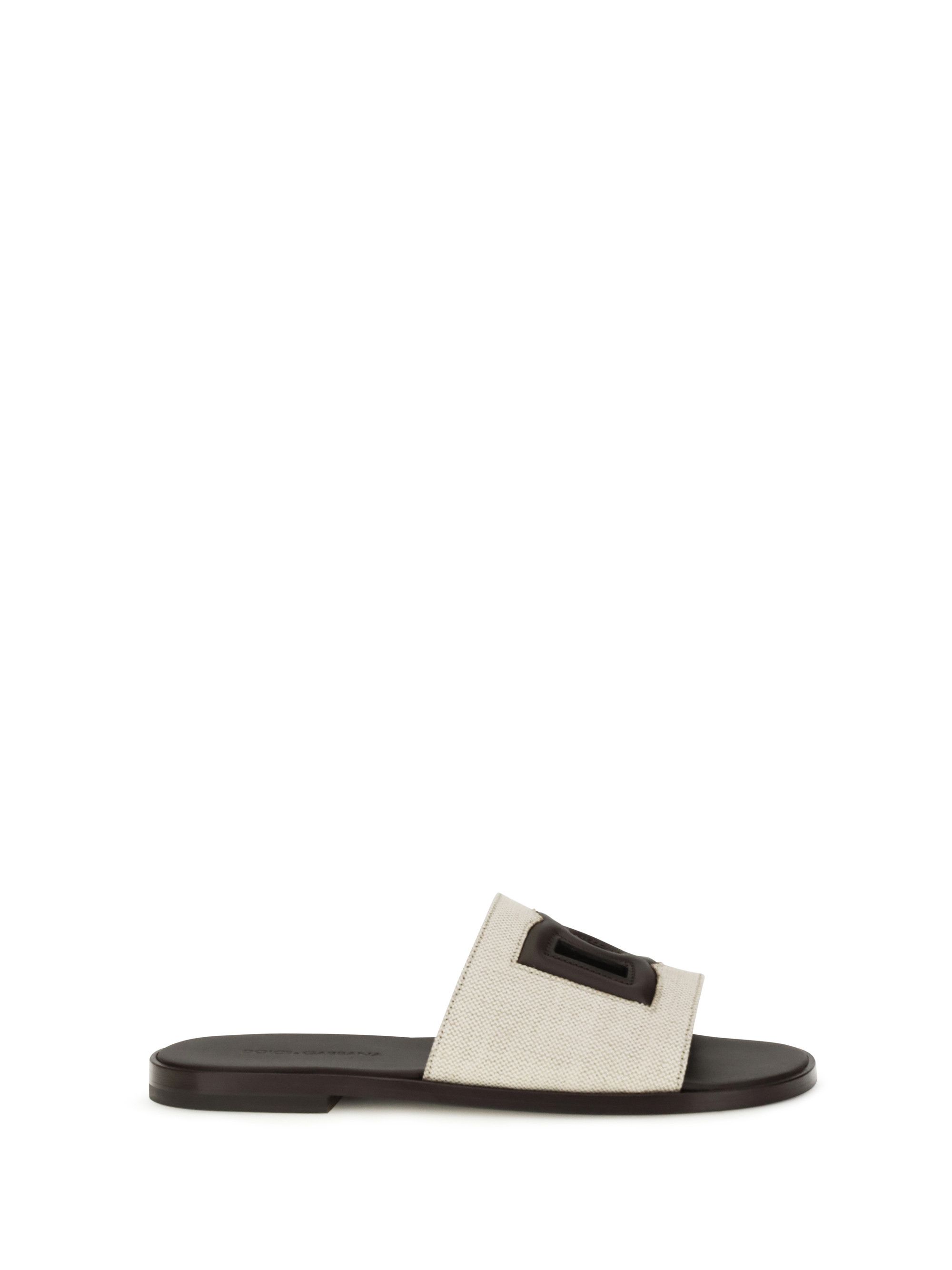 Dolce & Gabbana Canvas slide Sandals Size US 11 / EU 44 - 1 Thumbnail