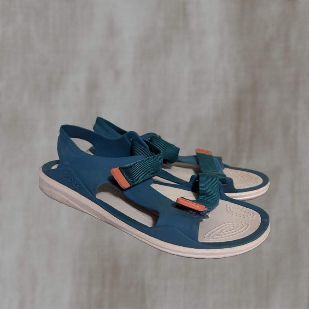 Crocs Crocs Swiftwater Expedition Sandal Adjustable Women Size 9 Juniper/Stucco Beige Fisherman Rubber Shoes Sandal Size US 9 / IT 39 - 1 Thumbnail