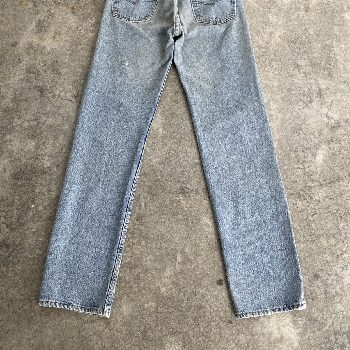 Levi's Size 29x32.5 Vintage 1993 Levis 501 Light Blue Denim Jeans Size US 29 - 13 Thumbnail