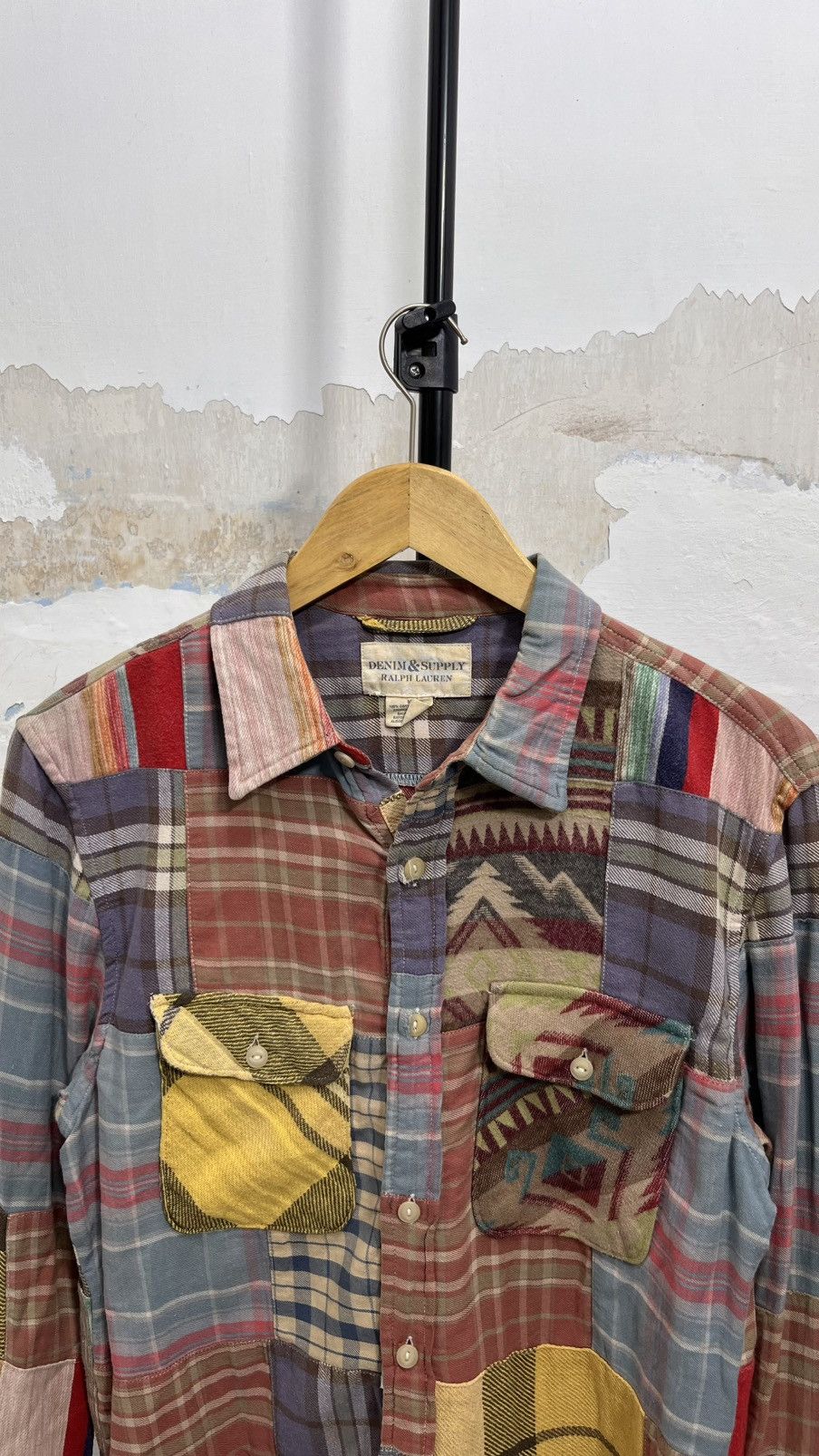 Denim & Supply Ralph Lauren Vtg Patchwork Denim & supply Ralph lauren Size US M / EU 48-50 / 2 - 2 Thumbnail