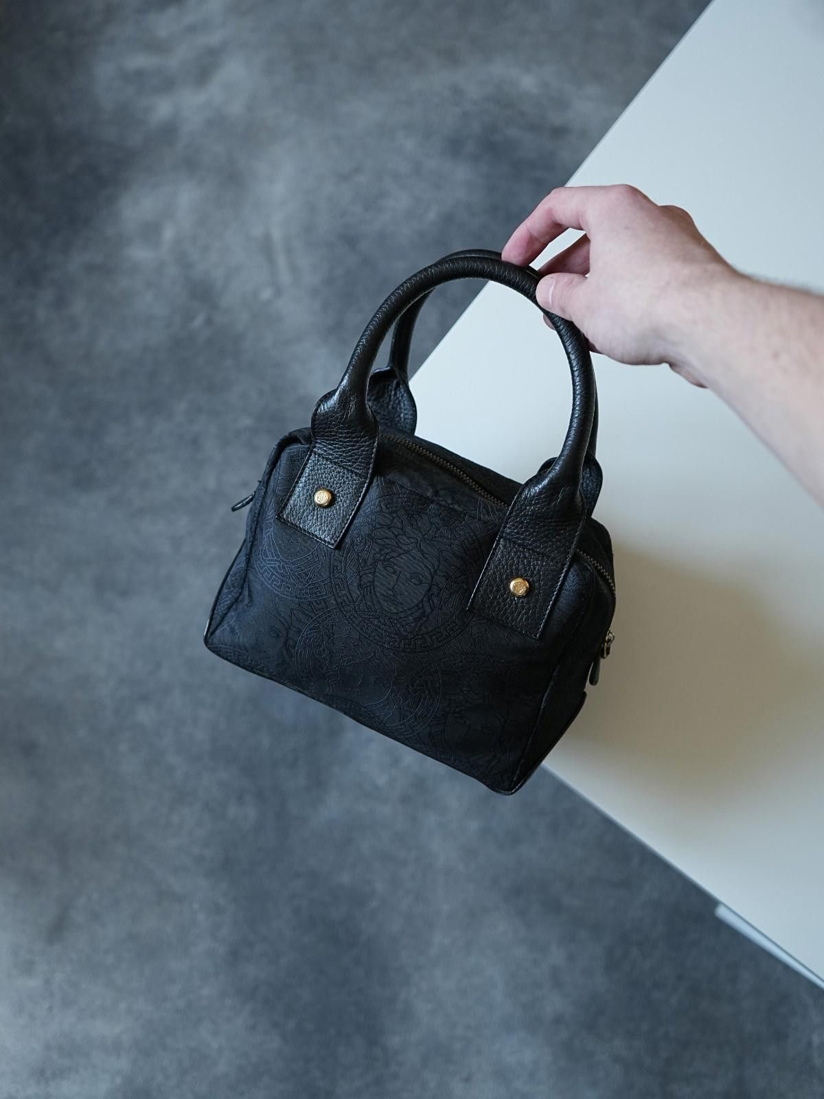 Versace 1990's Gianni Versace Mini Monogram Medusa HandBag VINTAGE Size ONE SIZE - 1 Thumbnail