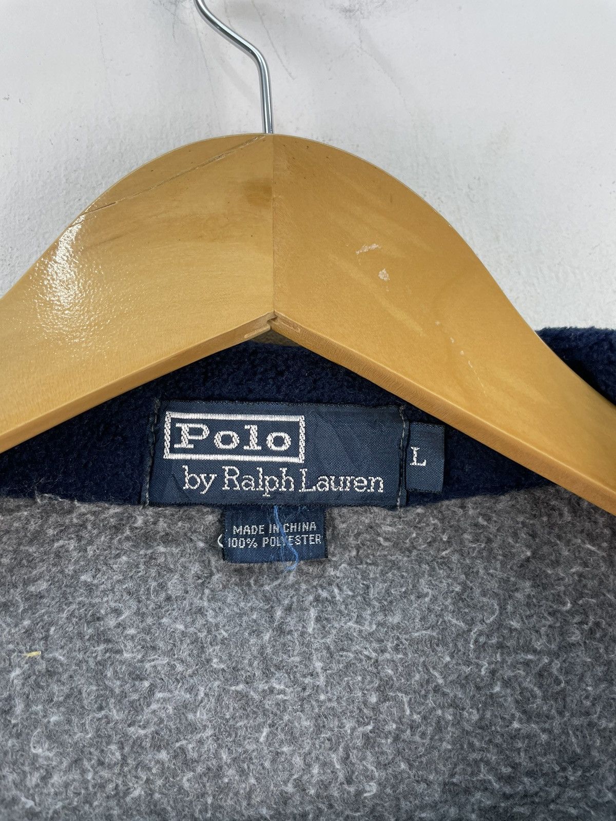 Ralph Lauren Vintage 90s Polo Ralph Lauren Pullover Fleece Sweater Size US L / EU 52-54 / 3 - 5 Thumbnail