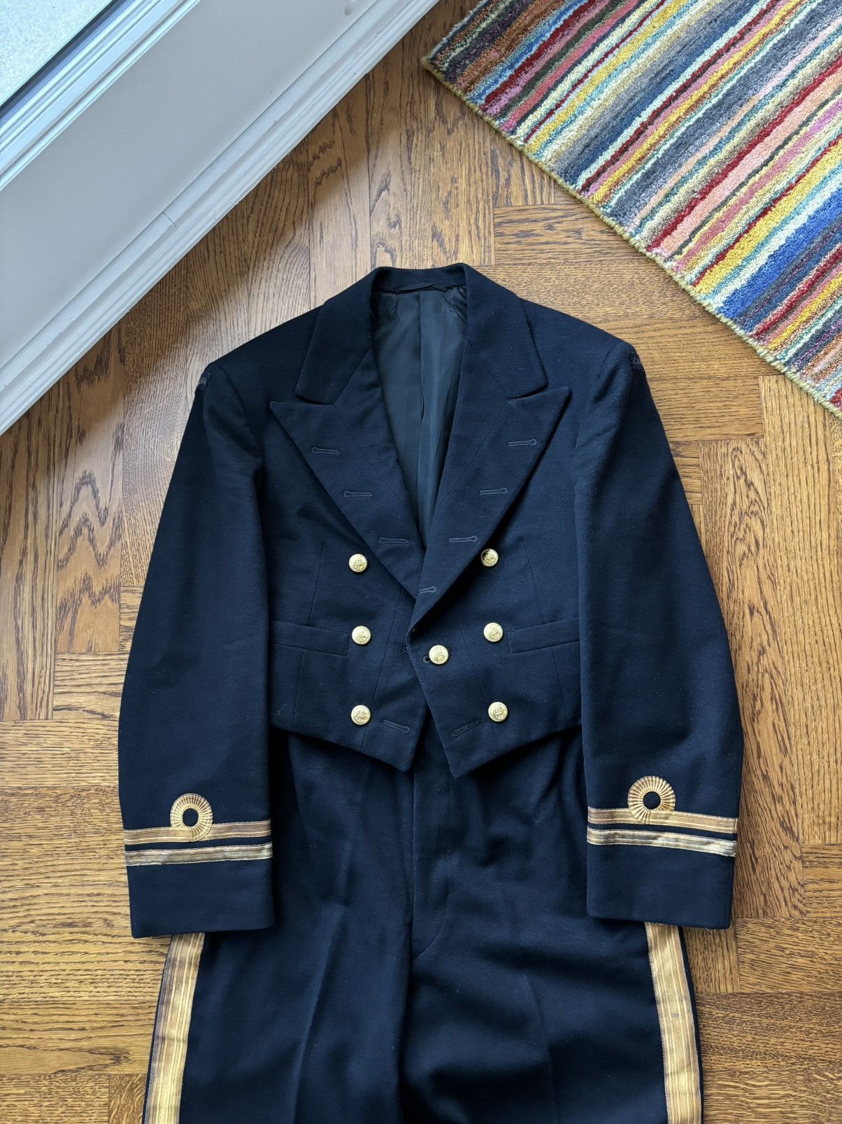Vintage 1960s Royal Canadian Navy Mess Kit Vintage RCN Officer Suit Size 34R - 2 Thumbnail