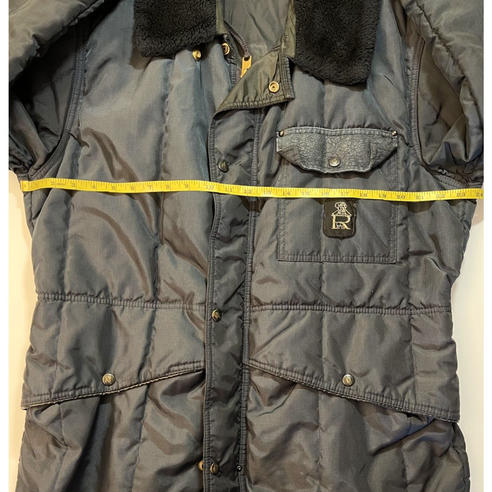Refrigiwear VINTAGE RefrigiWear Mens Jacket Parka Quilted Insulated Winter USA Skiing 80s L Blue Nylon Nylon Zip Regular Men Size US L / EU 52-54 / 3 - 7 Thumbnail