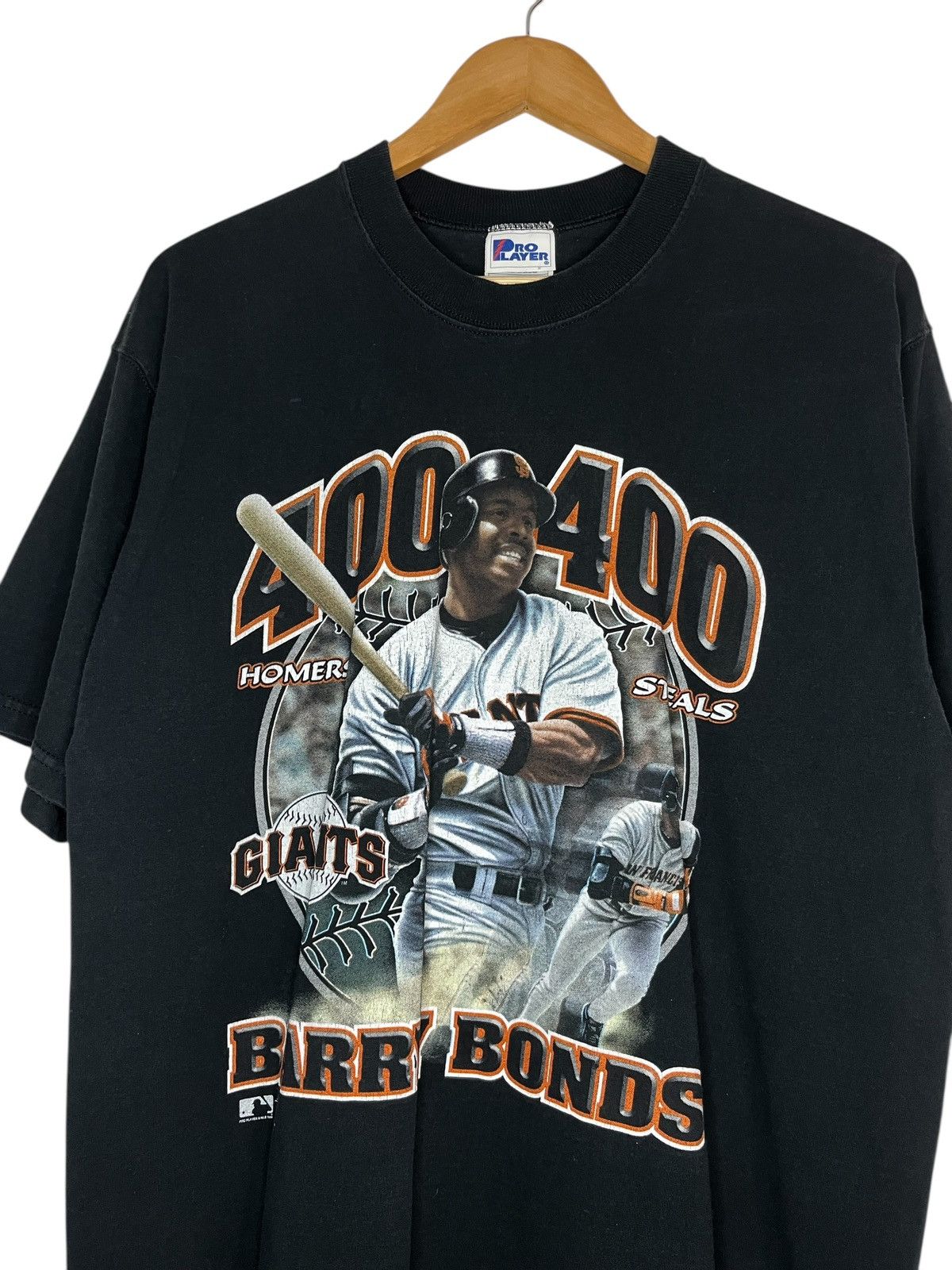Pro Player Vintage 90s Barry Bonds San Francisco Giants 400 Record Tee Size US L / EU 52-54 / 3 - 2 Thumbnail