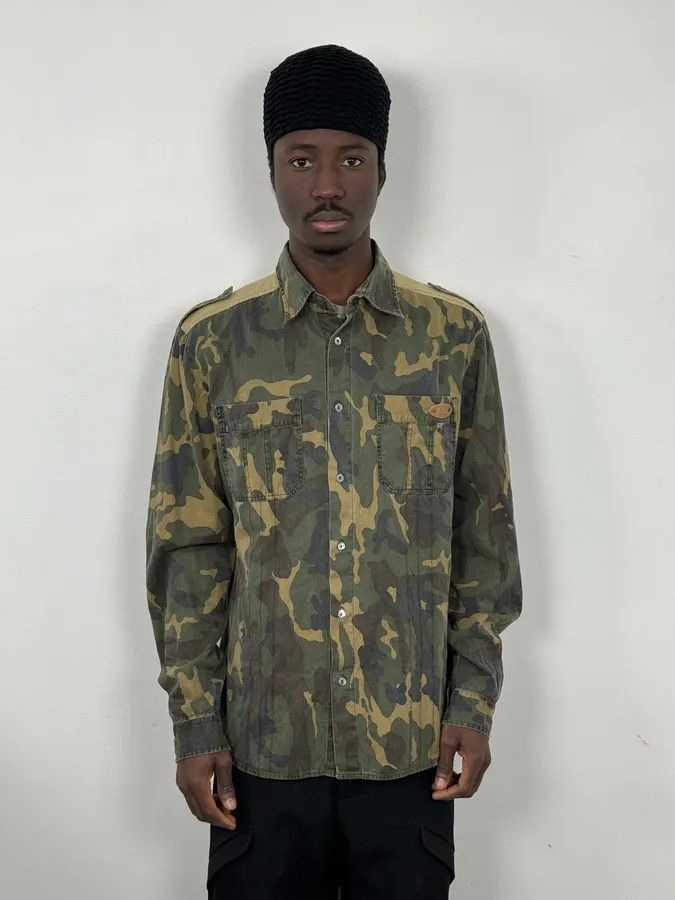 Dolce & Gabbana AW2004 Dolce & Gabbana Camo Khaki Cargo Shirt Size US M / EU 48-50 / 2 - 2 Thumbnail