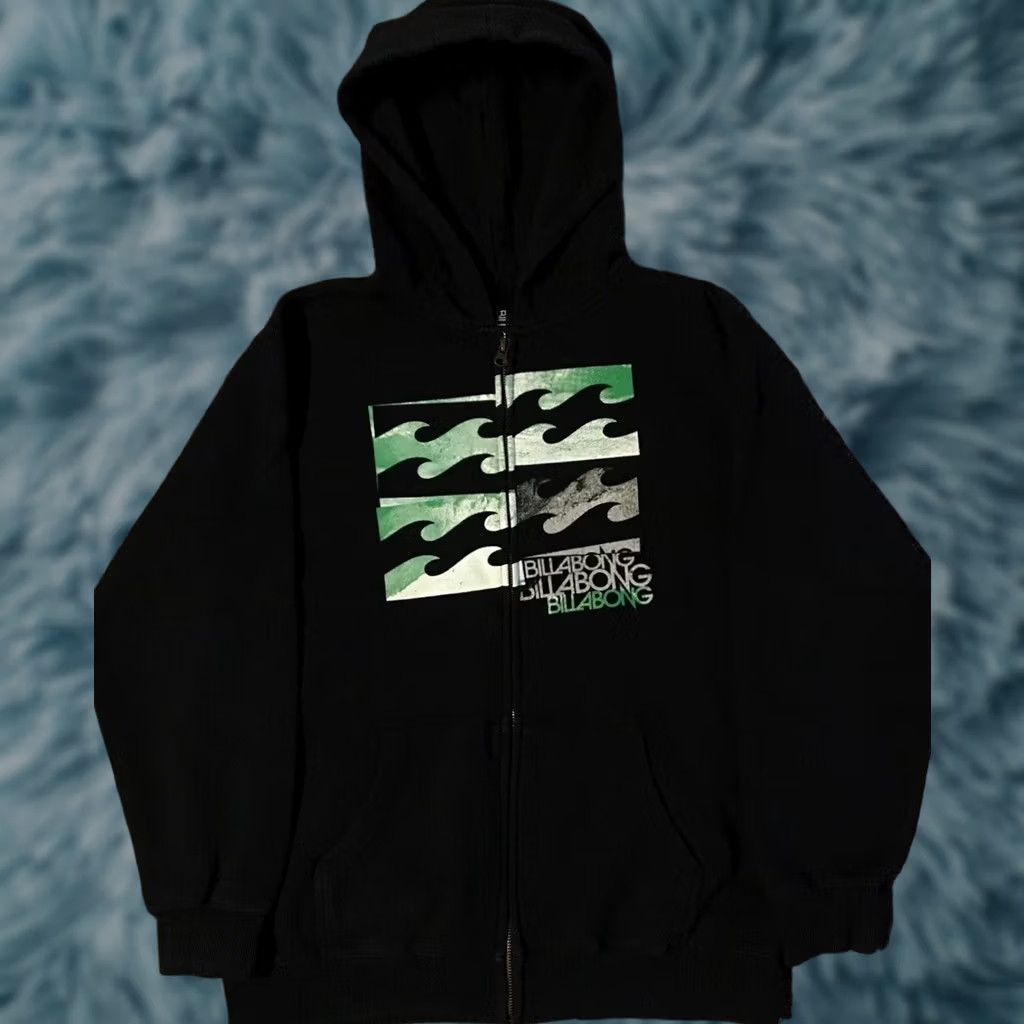 Quiksilver VINTAGE Billabong Faded Zip Hoodie Surf Grunge OP Vaporwave 90s Y2K S Black Mens Shirt Zip Hoodie Short Sleeve? Size US S / EU 44-46 / 1 - 1 Thumbnail
