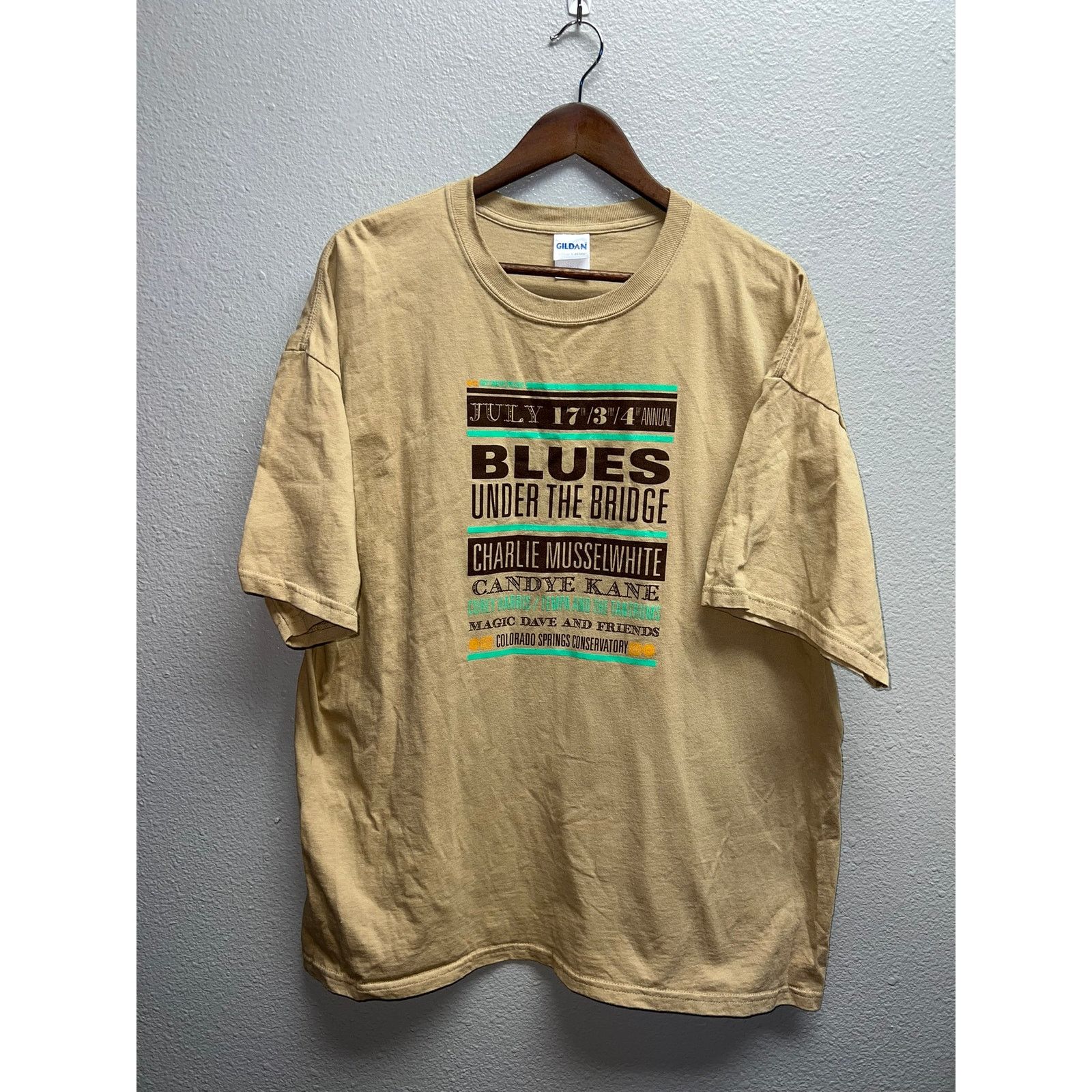 Gildan Blues Under The Bridge Shirt Colorado Springs Conservatory X Size US XL / EU 56 / 4 - 1 Thumbnail