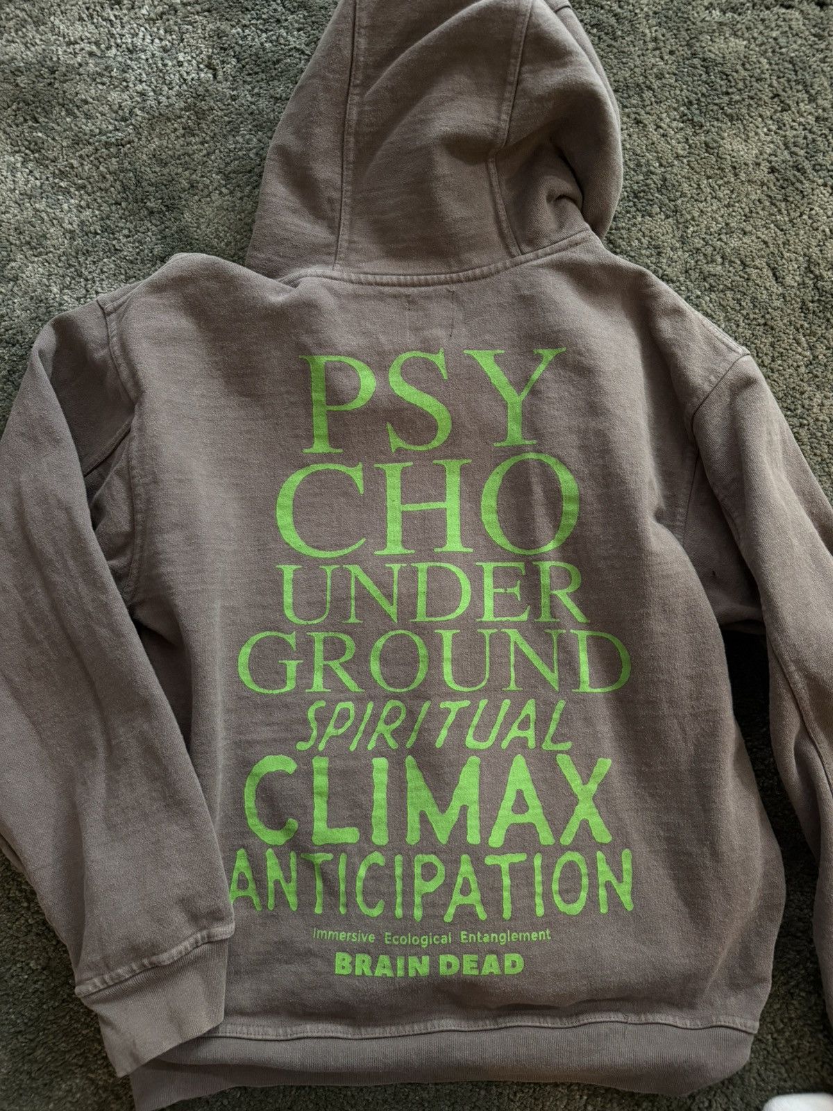 Brain Dead Brown Brain Dead hoodie Size US L / EU 52-54 / 3 - 5 Thumbnail