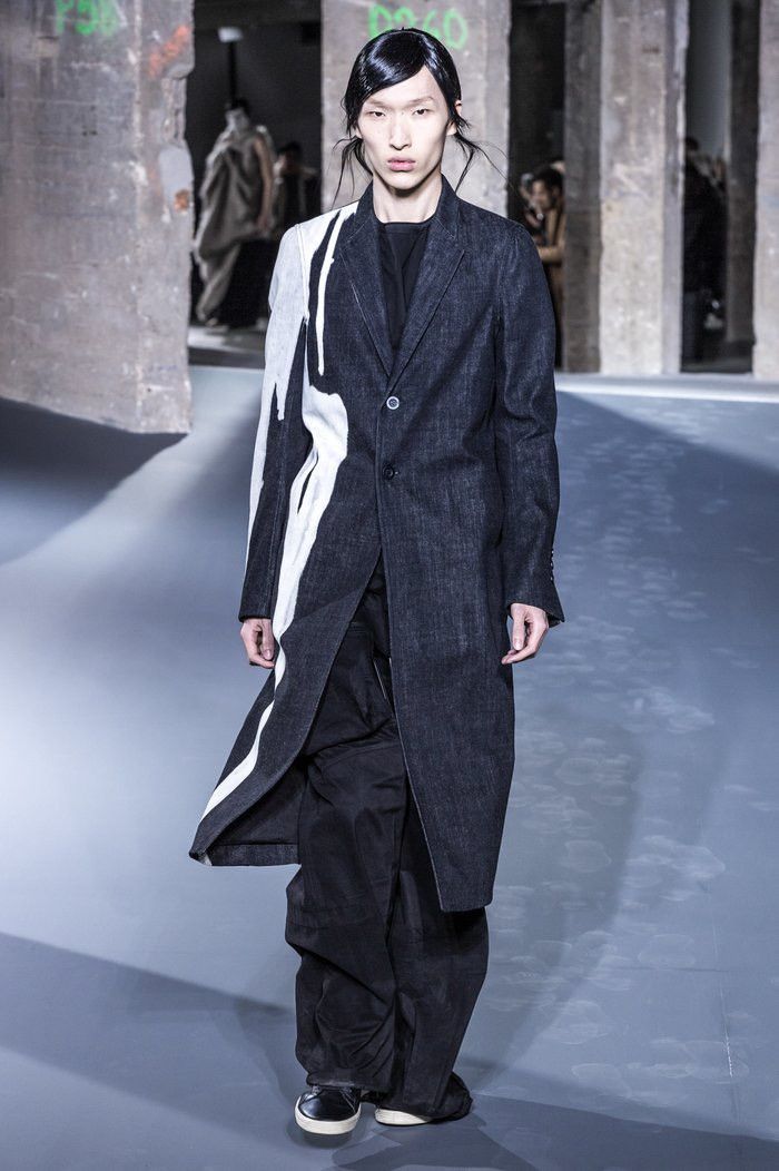 Rick Owens FW16 MASTODON Vomit Moreau Denim Coat Size US M / EU 48-50 / 2 - 13 Thumbnail