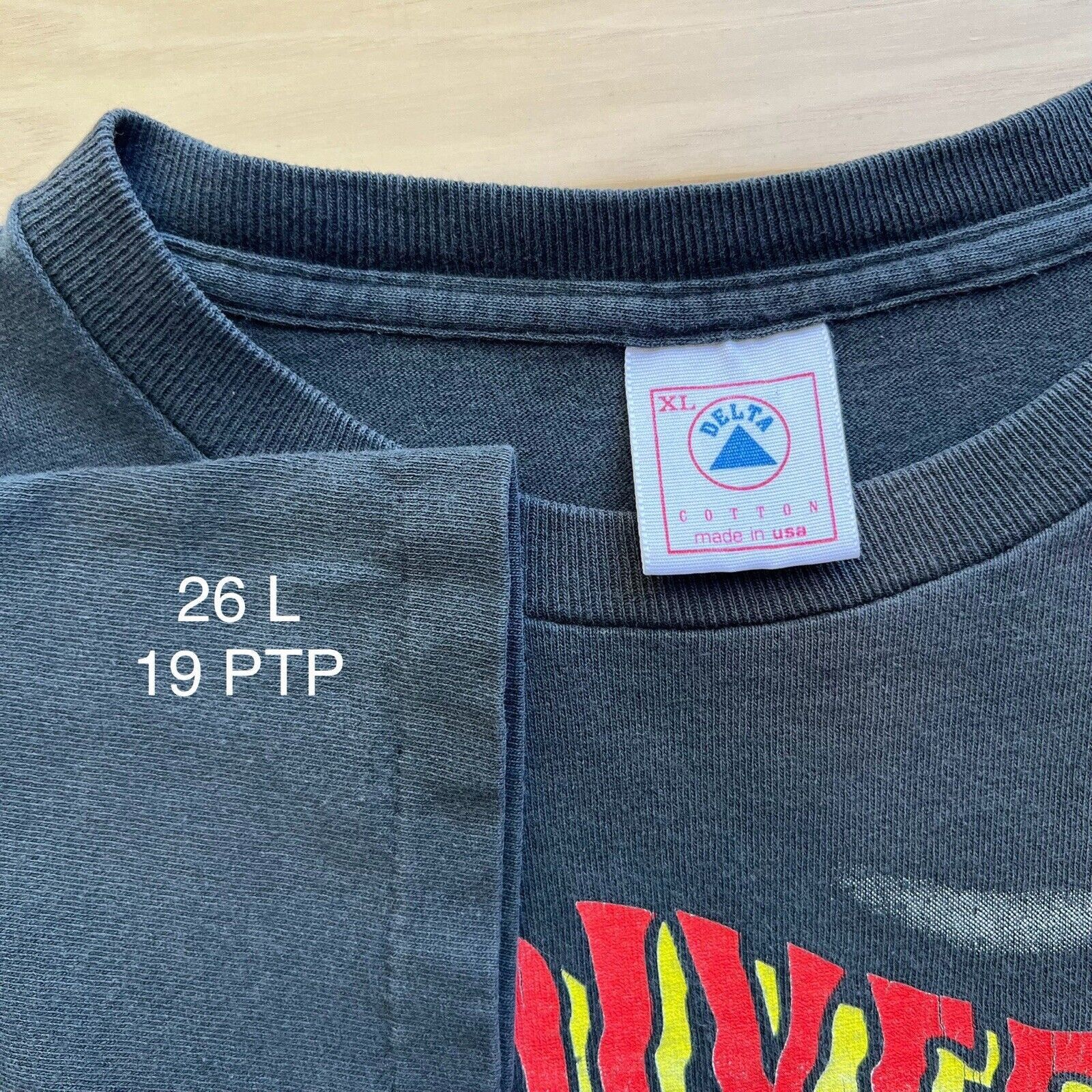 Marvel Comics × Vintage Vintage Wolverine Shirt Youth XL Black 90s X Men Marvel Size US S / EU 44-46 / 1 - 7 Thumbnail