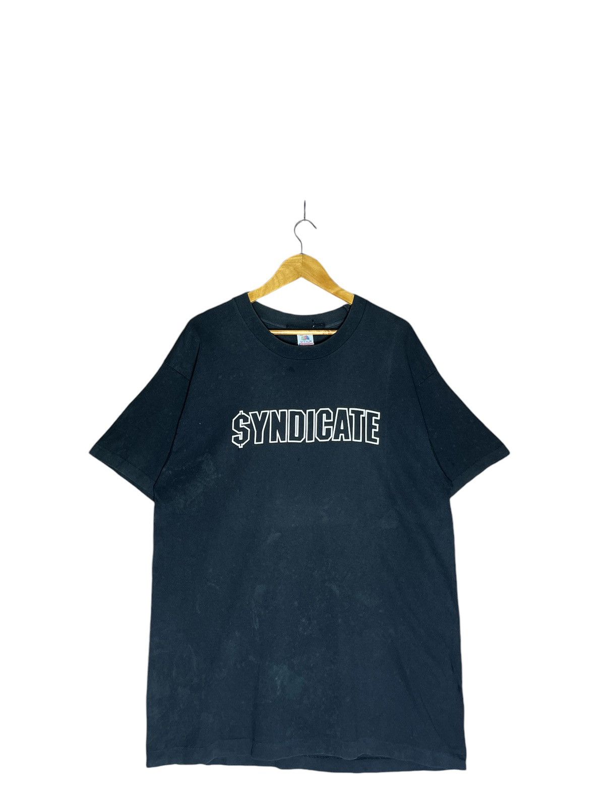 Fruit Of The Loom × Vintage Vintage $yndicate Oversized Tee Size US XL / EU 56 / 4 - 1 Thumbnail