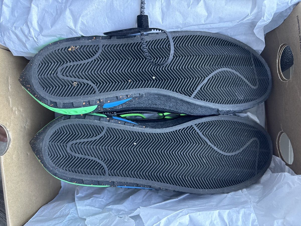 Nike × Off-White Off White x Blazer Low Black Electro Green Size US 14 / EU 47 - 4 Thumbnail