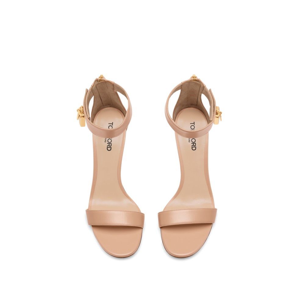 Tom Ford o1loc1c0326 W3672 Padlock Mid-heel Sandals in Pink Size US 7.5 / IT 37.5 - 3 Thumbnail