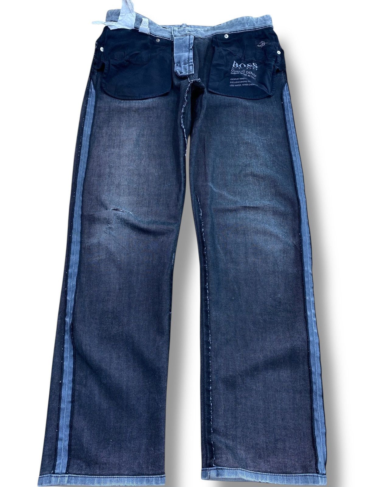 Hugo Boss Hugo Boss Brand Faded Wash Style Loose Jeans Size US 34 / EU 50 - 5 Thumbnail