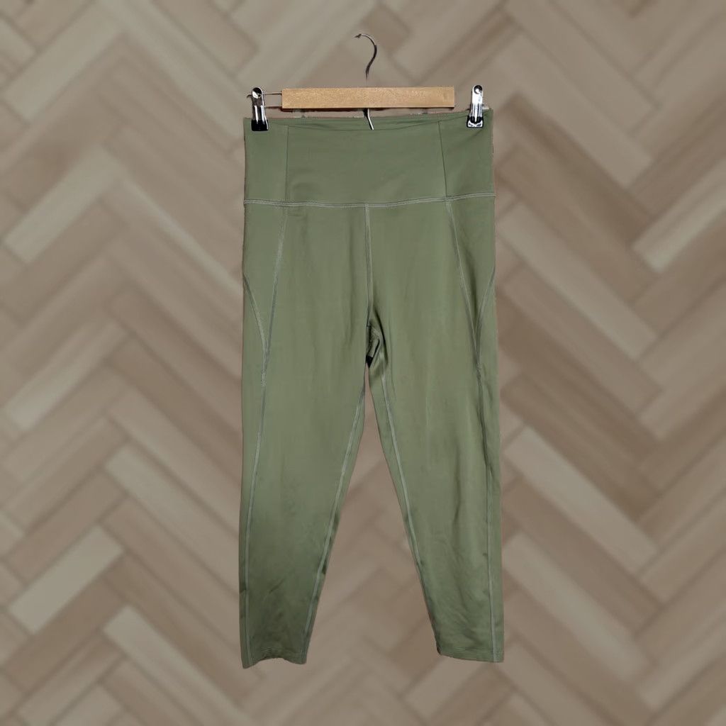 Girlfriend Collective Girlfriend Collective Legging Size Medium Green Athletic Compression Pockets Womens M Green Size 32" / US 10 / IT 46 - 1 Thumbnail