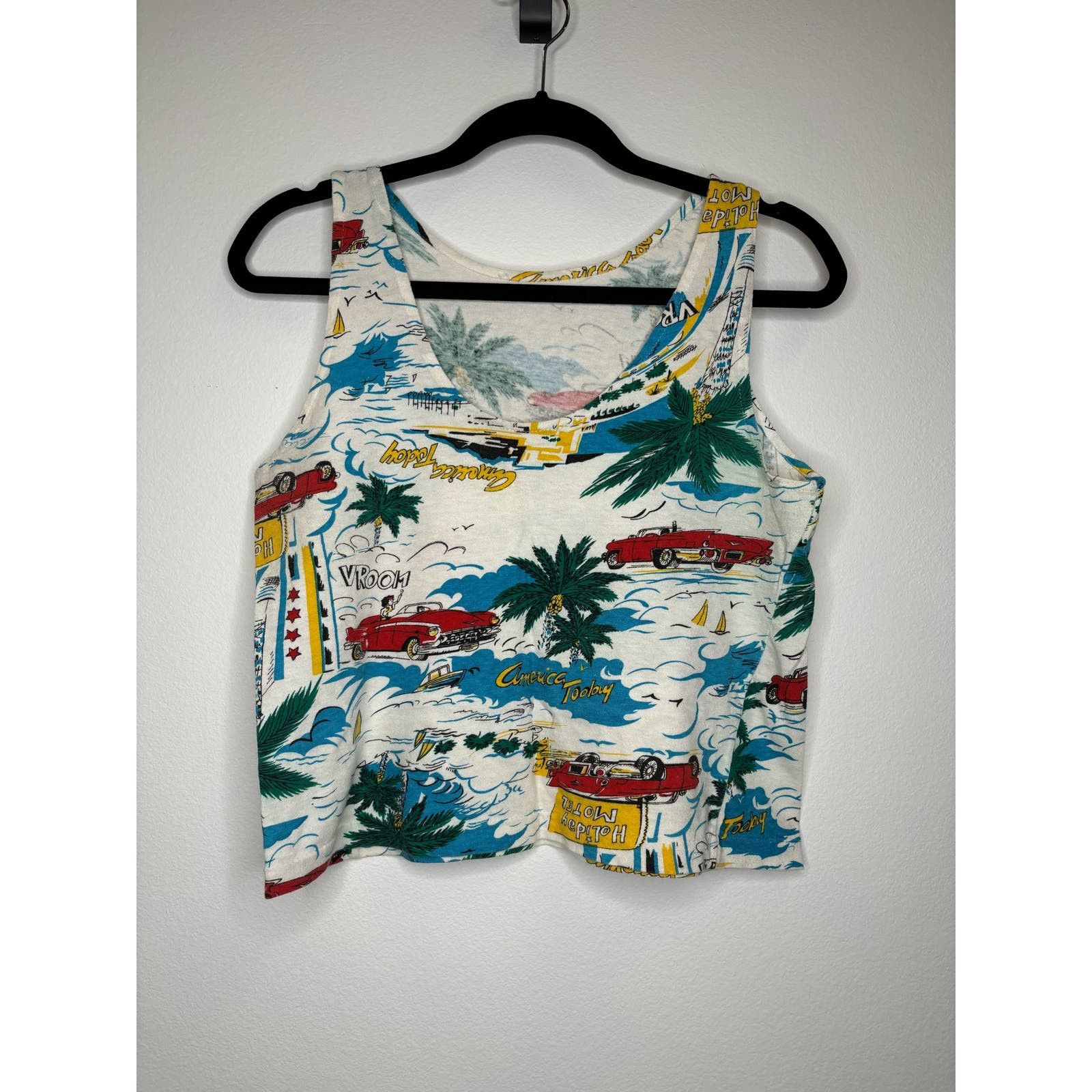 image of Vintage Beach Inspired Tank Top M/l, Women's (Size Medium)