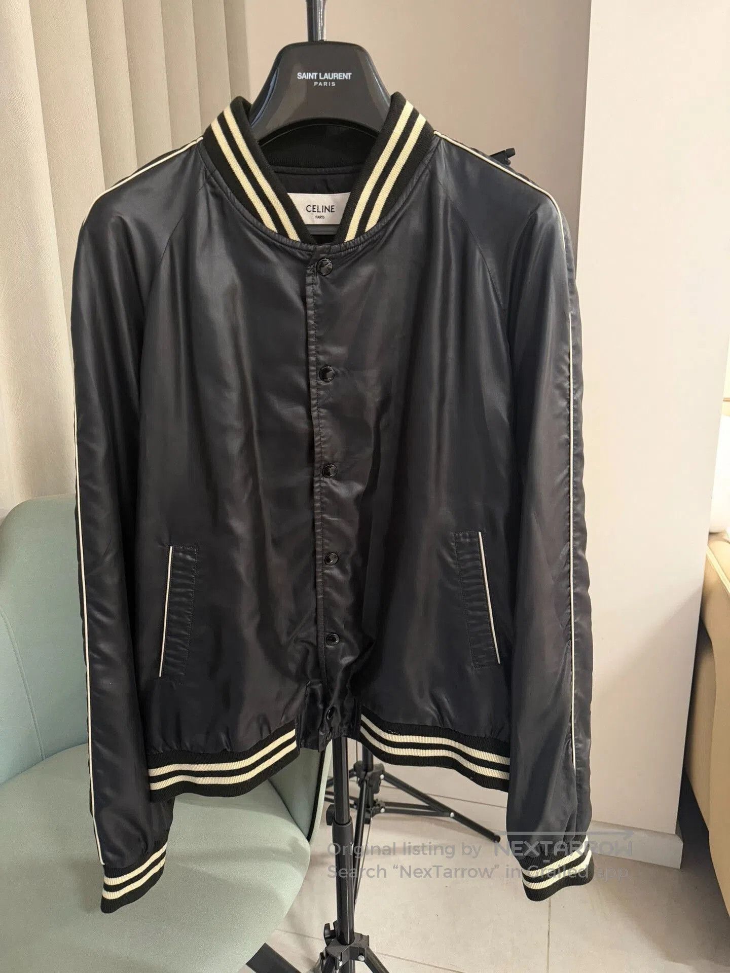 Celine Celine Black Teddy Jacket Unisex XL. Size US XL / EU 56 / 4 - 1 Thumbnail
