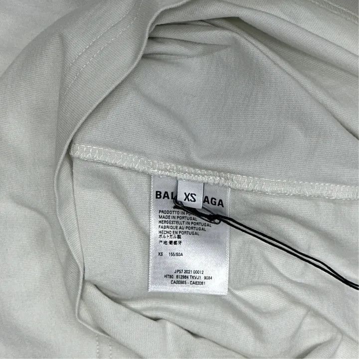 Balenciaga Balenciaga SS22 Logo Print Round Neck T-Shirt 0079-2507 Size XS / US 0-2 / IT 36-38 - 2 Thumbnail