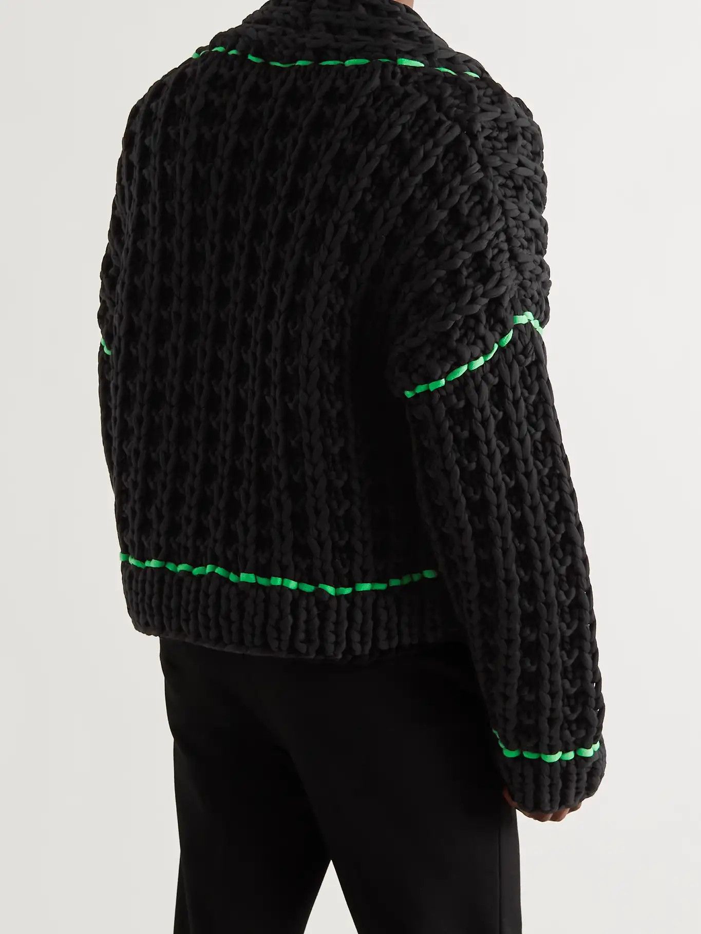Bottega Veneta SS21 Waffle-Knit Sweater Size US L / EU 52-54 / 3 - 10 Thumbnail